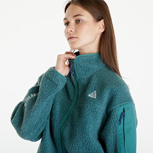 Nike white fleece jacket shop