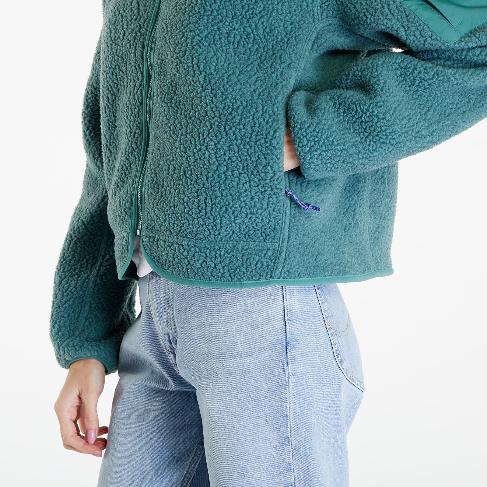 Kurtki Nike ACG "Arctic Wolf" Polartec® Women's Oversized Fleece Full-Zip Jacket Bicoastal/ Bicoastal/ Summit White