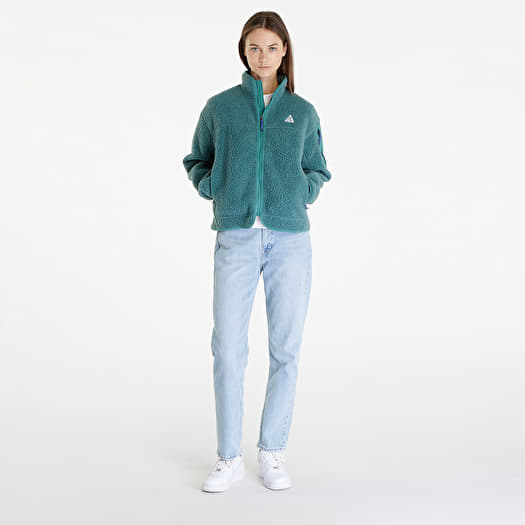 White fleece zip up discount