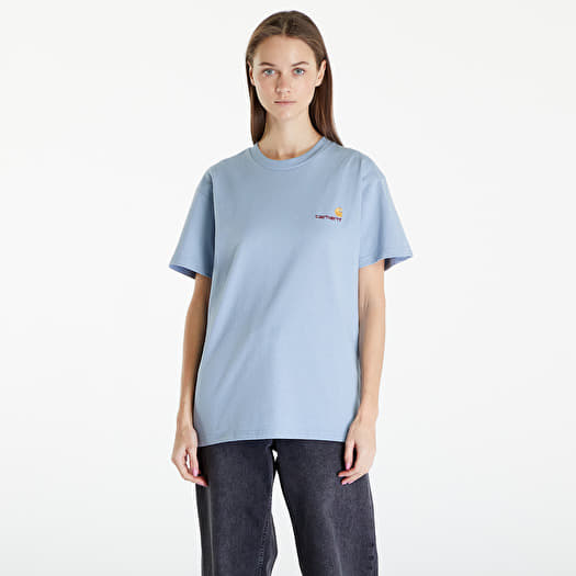 Camiseta Carhartt American Script Mujer Azules Para Carhartt WIP