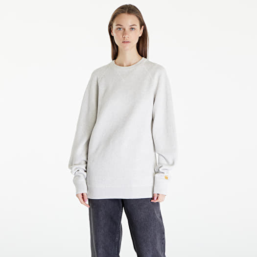 Carhartt WIP Chase Sweater Ash Heather/ Gold
