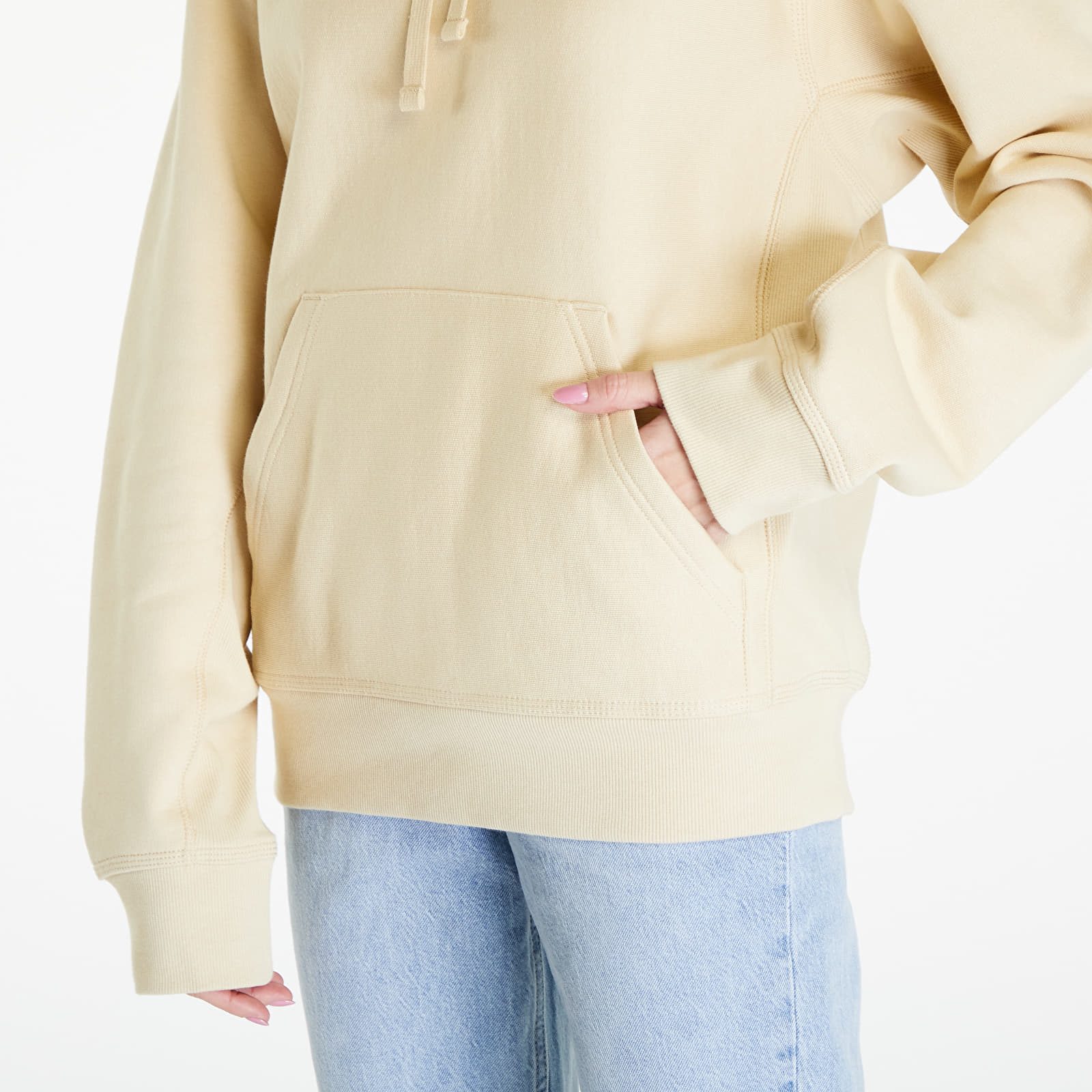 Hanorace Carhartt WIP Hooded American Script Sweat UNISEX Rattan