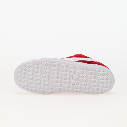 Men s shoes Puma Suede Xl Red Puma White Footshop