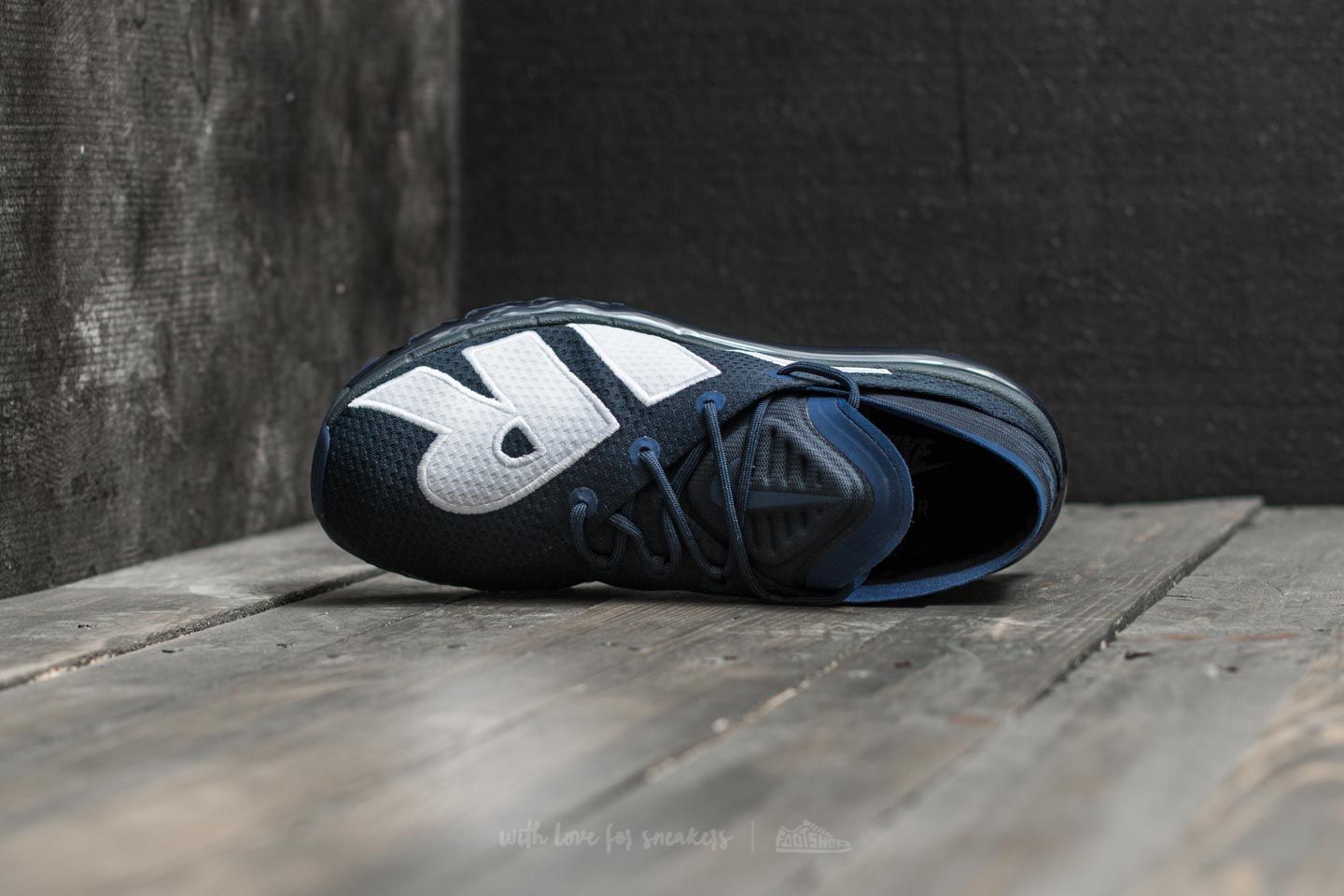 Men s shoes Nike Air Max Flair Dark Obsidian White Footshop