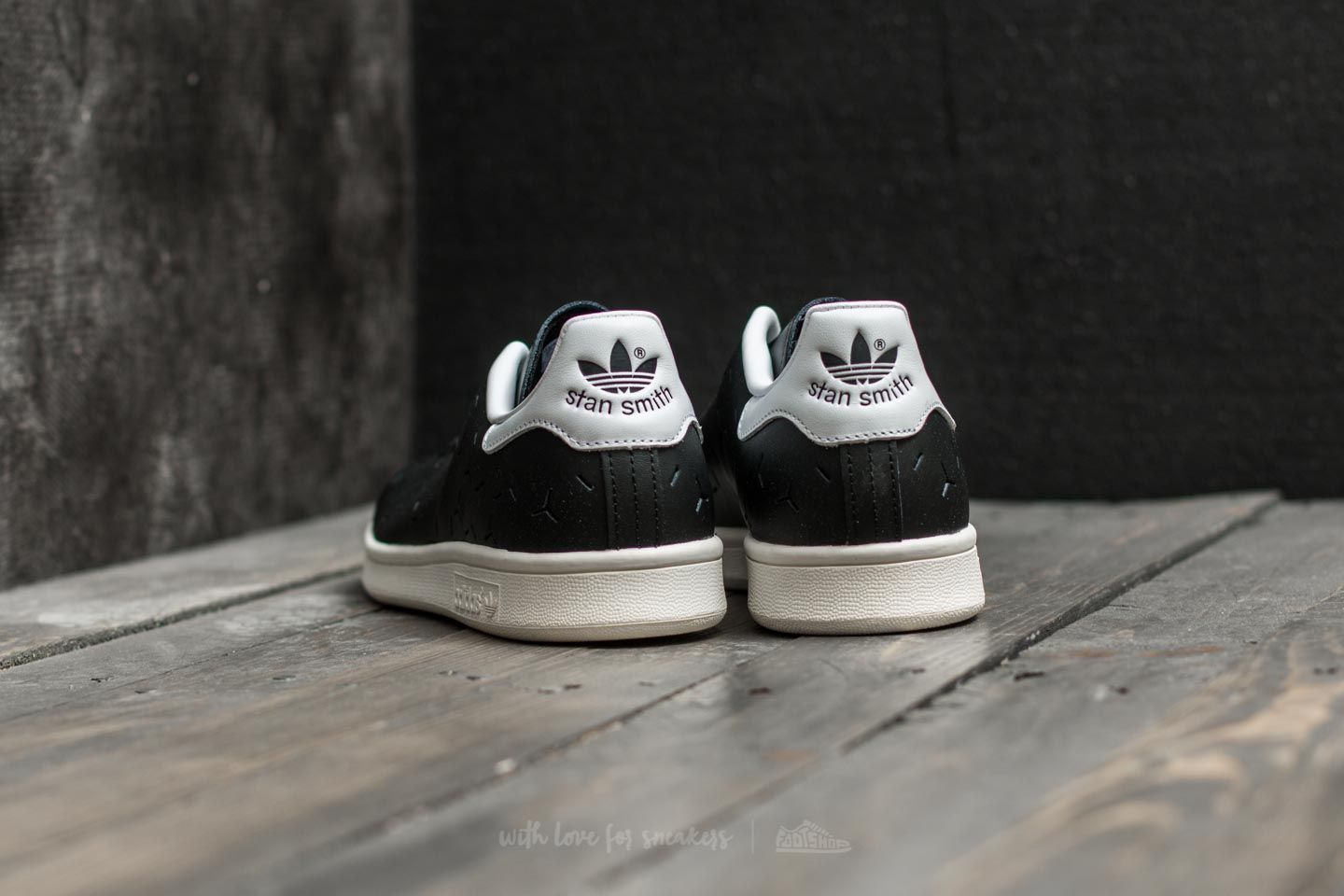 Women's shoes adidas Stan Smith W Core Black/ Core Black/ Ftw White ...