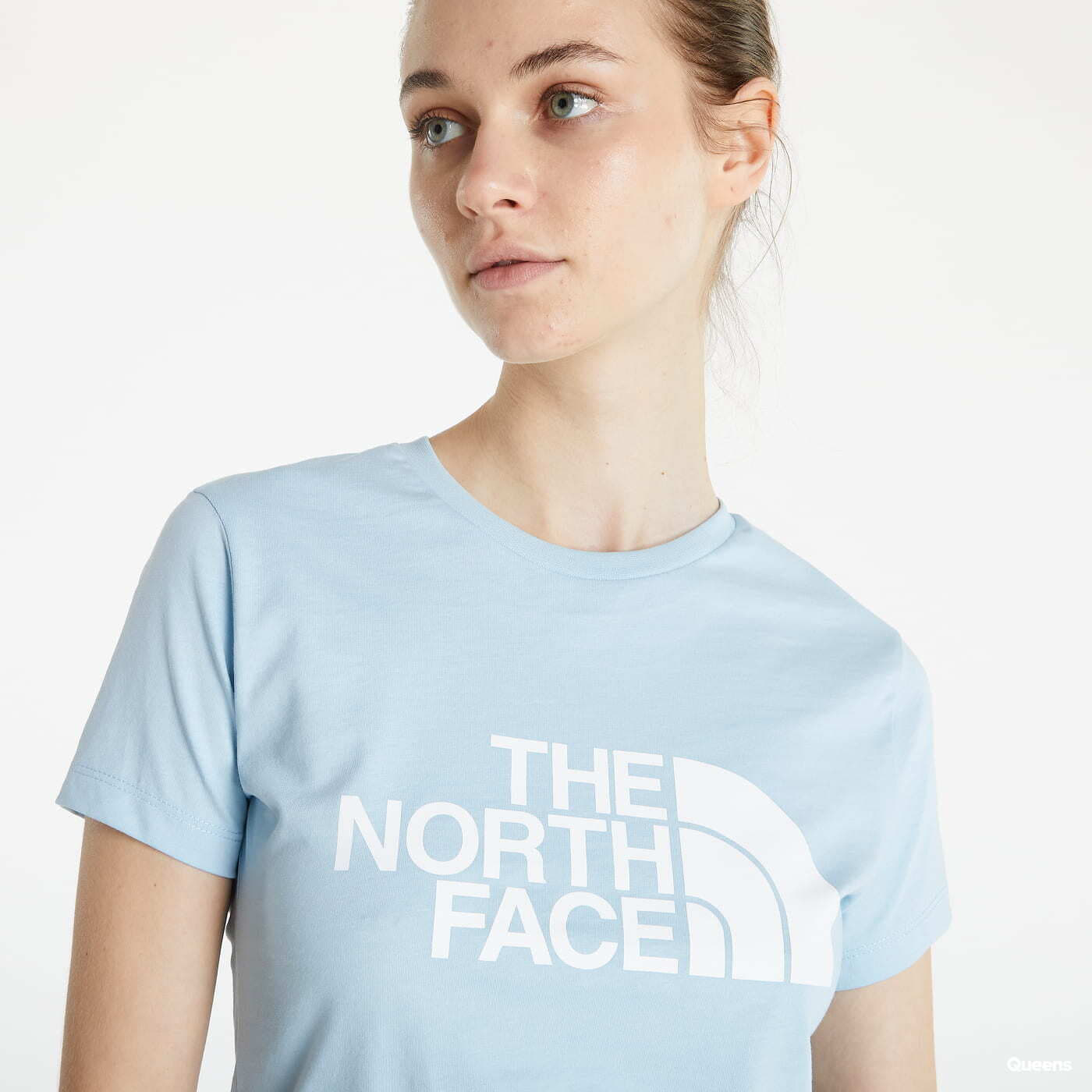 Light blue north face t shirt hot sale