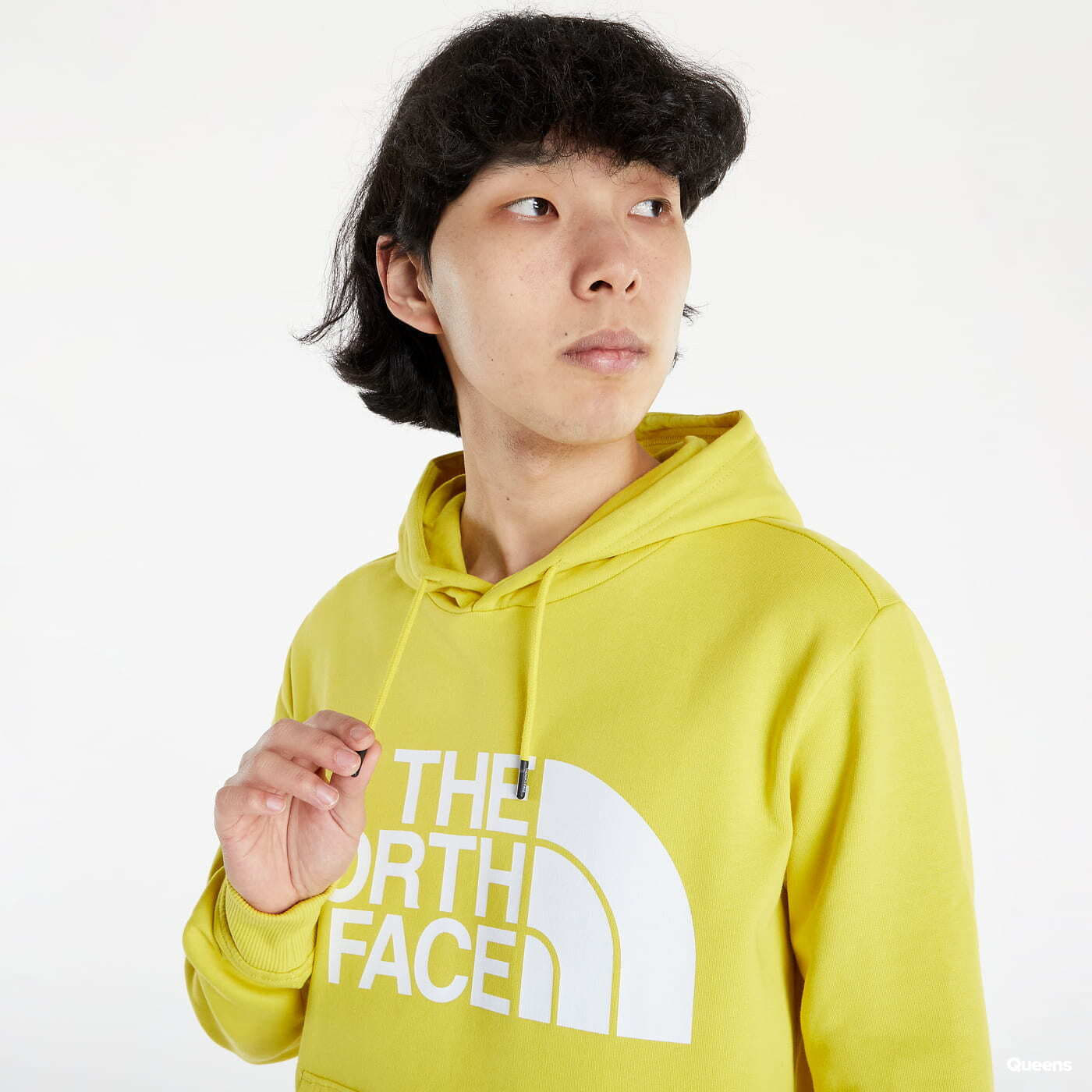 The north cheap face yellow hoodie