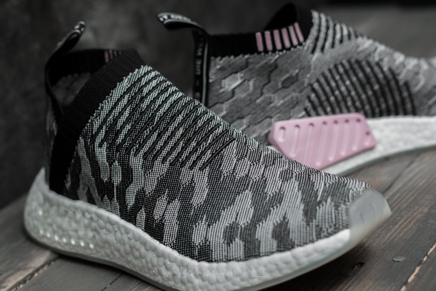 Women s shoes adidas NMD CS2 Primeknit W Grey Core Black