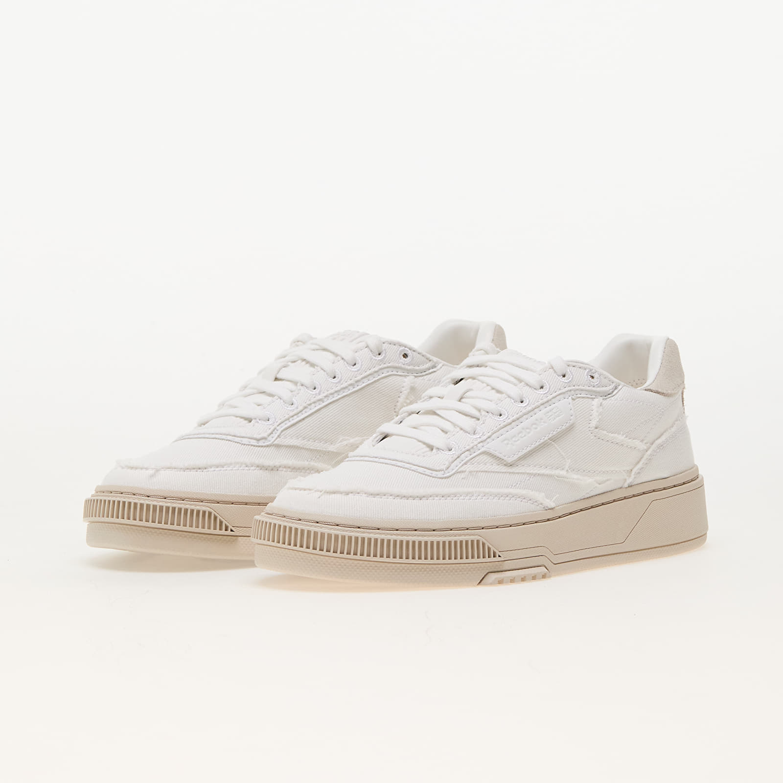 Reebok white canvas shoes cheap