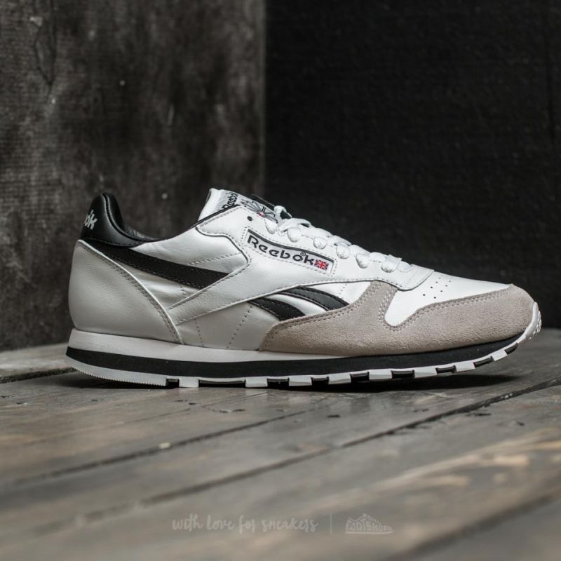 Reebok Classic Leather TRC White/ Black/ Light Solid Grey | Footshop