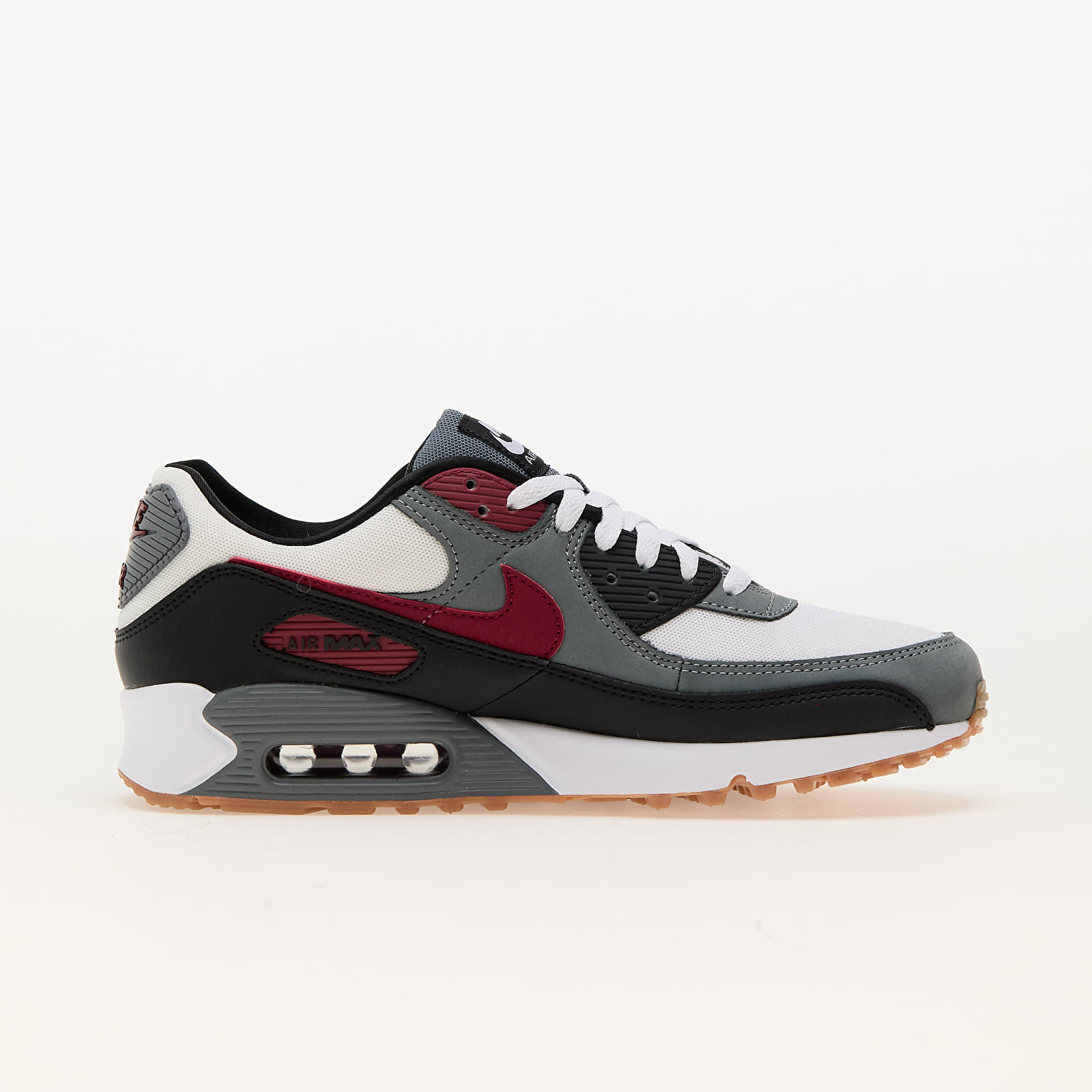 Buty męskie Nike Air Max 90 White/ Team Red-Cool Grey-Black