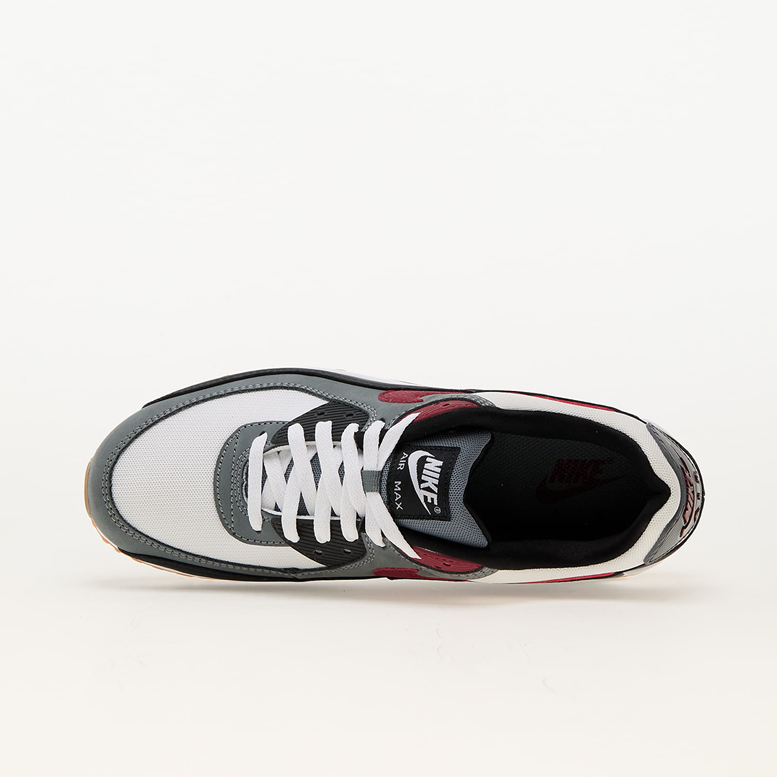 Buty męskie Nike Air Max 90 White/ Team Red-Cool Grey-Black