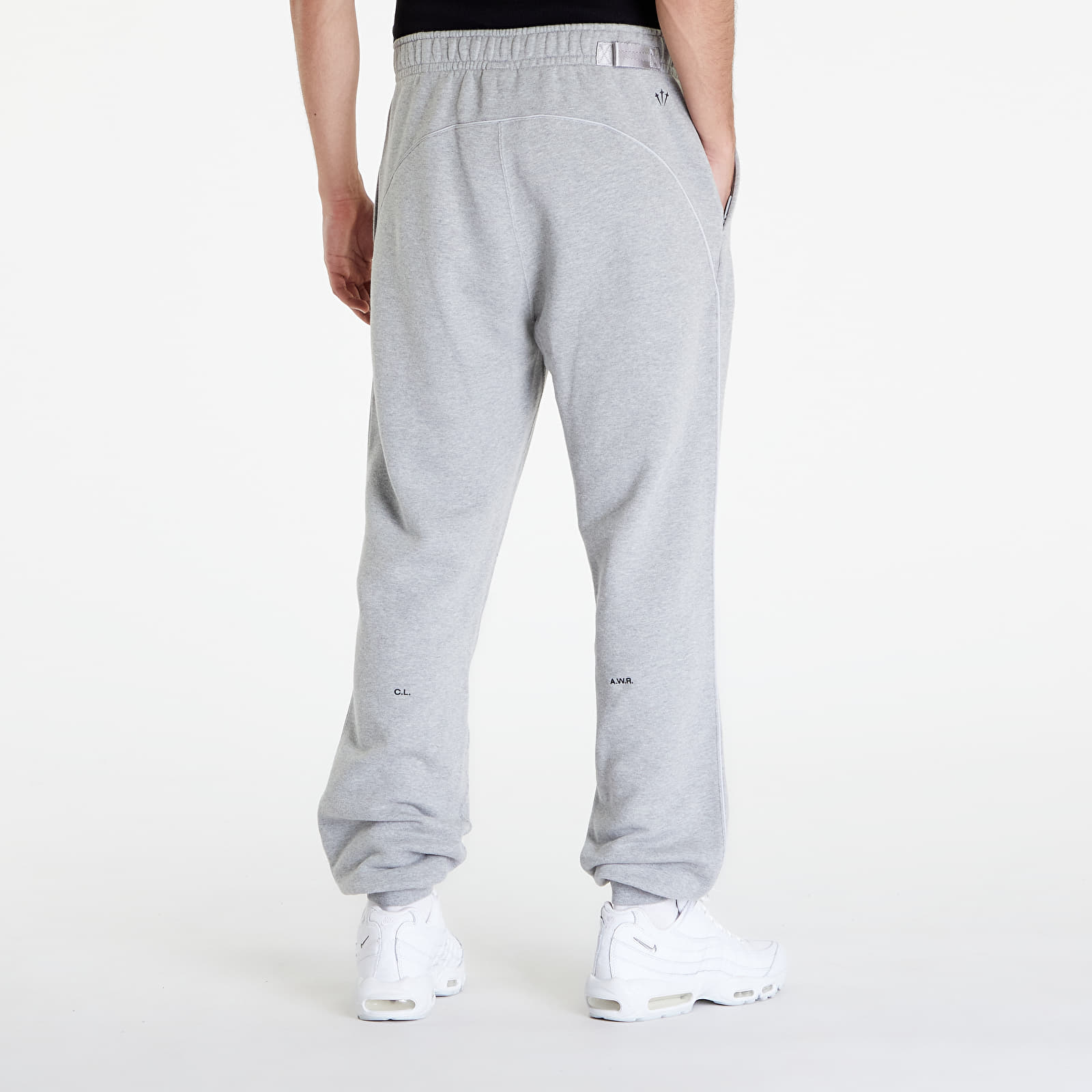Spodnie dresowe Nike x NOCTA Men's Fleece Pants Dk Grey Heather/ Matte Silver/ Black