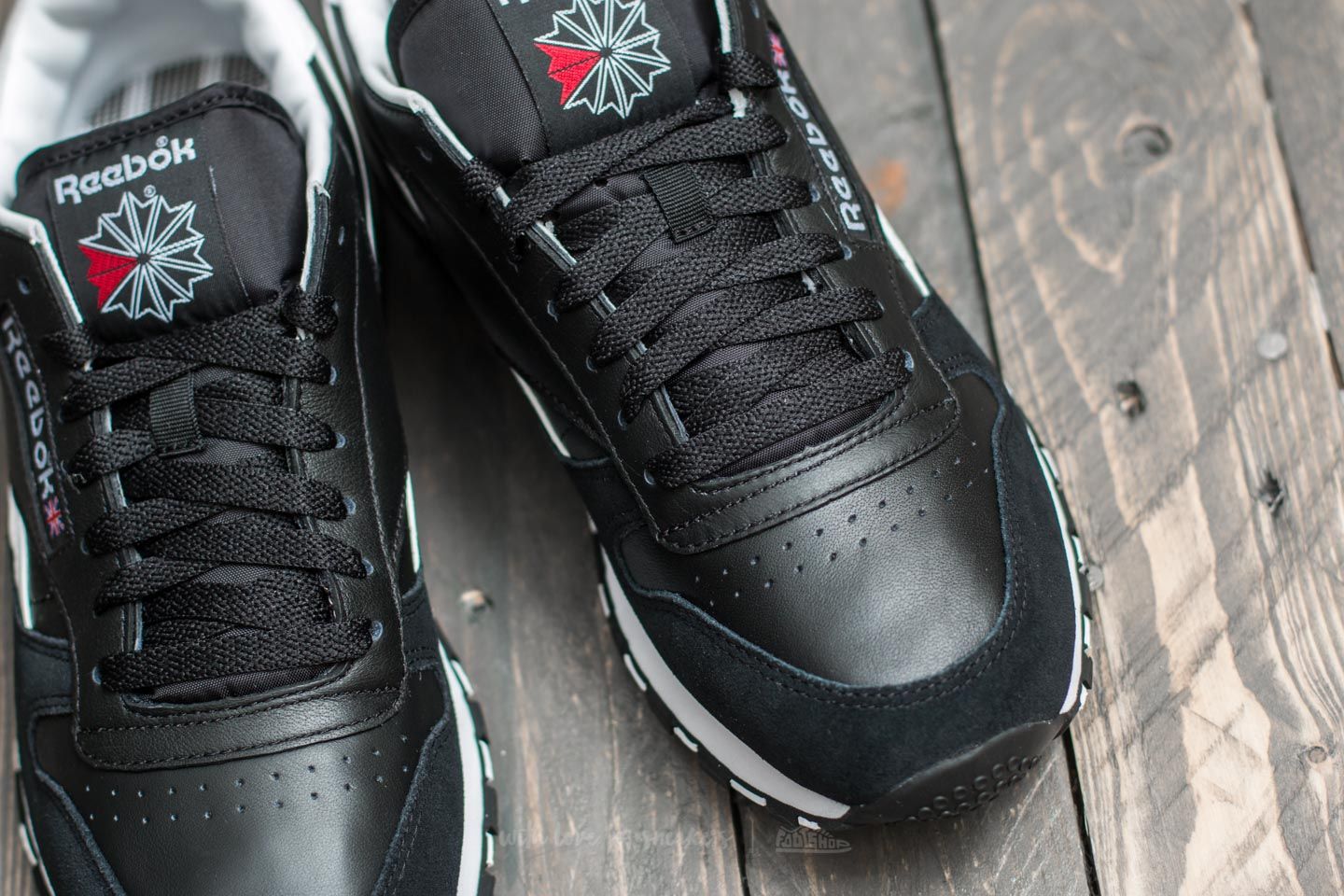 Men's shoes Reebok Classic Leather TRC Black/ White/ Light Solid Grey