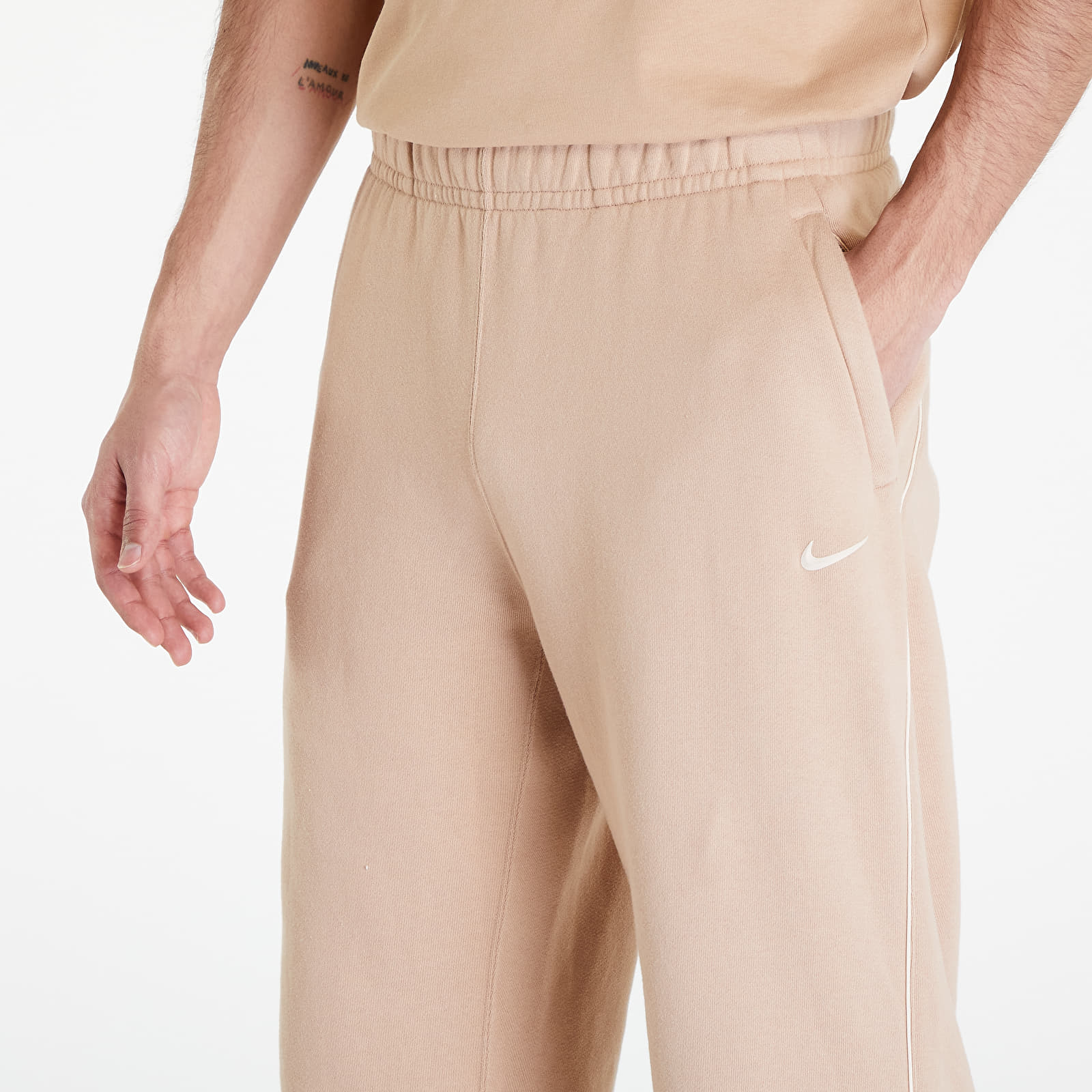 Jogger Pants Nike x NOCTA Men's Open-Hem Fleece Pants Hemp/ Sanddrift