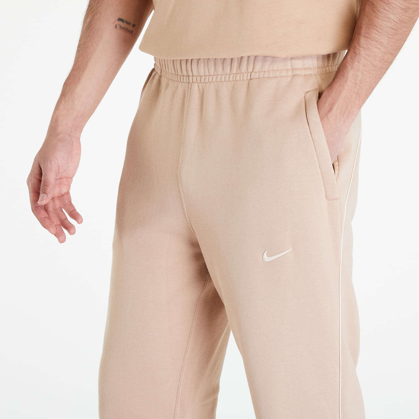 Tepláky Nike x NOCTA Men's Fleece Pants Hemp/ Sanddrift