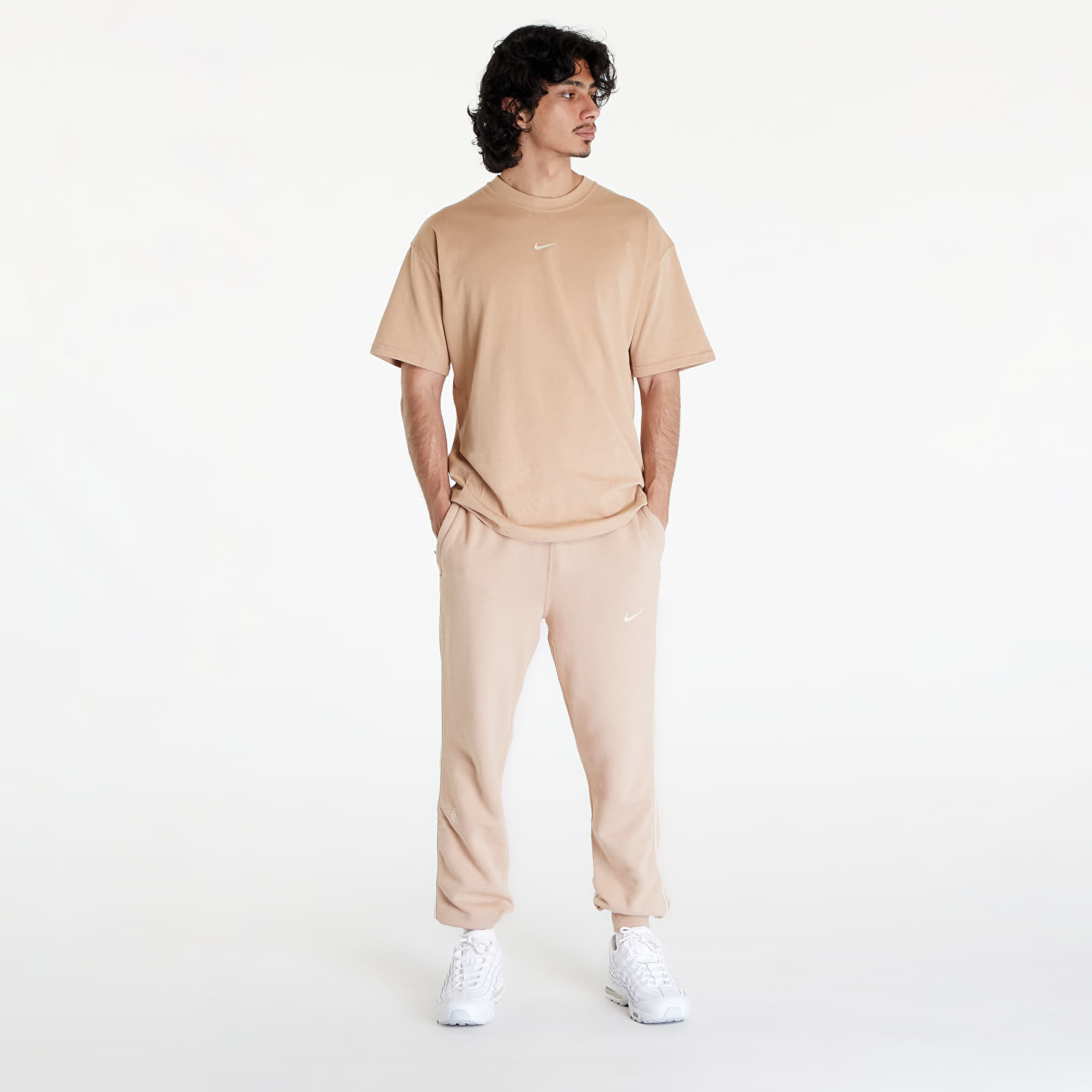 Tepláky Nike x NOCTA Men's Fleece Pants Hemp/ Sanddrift
