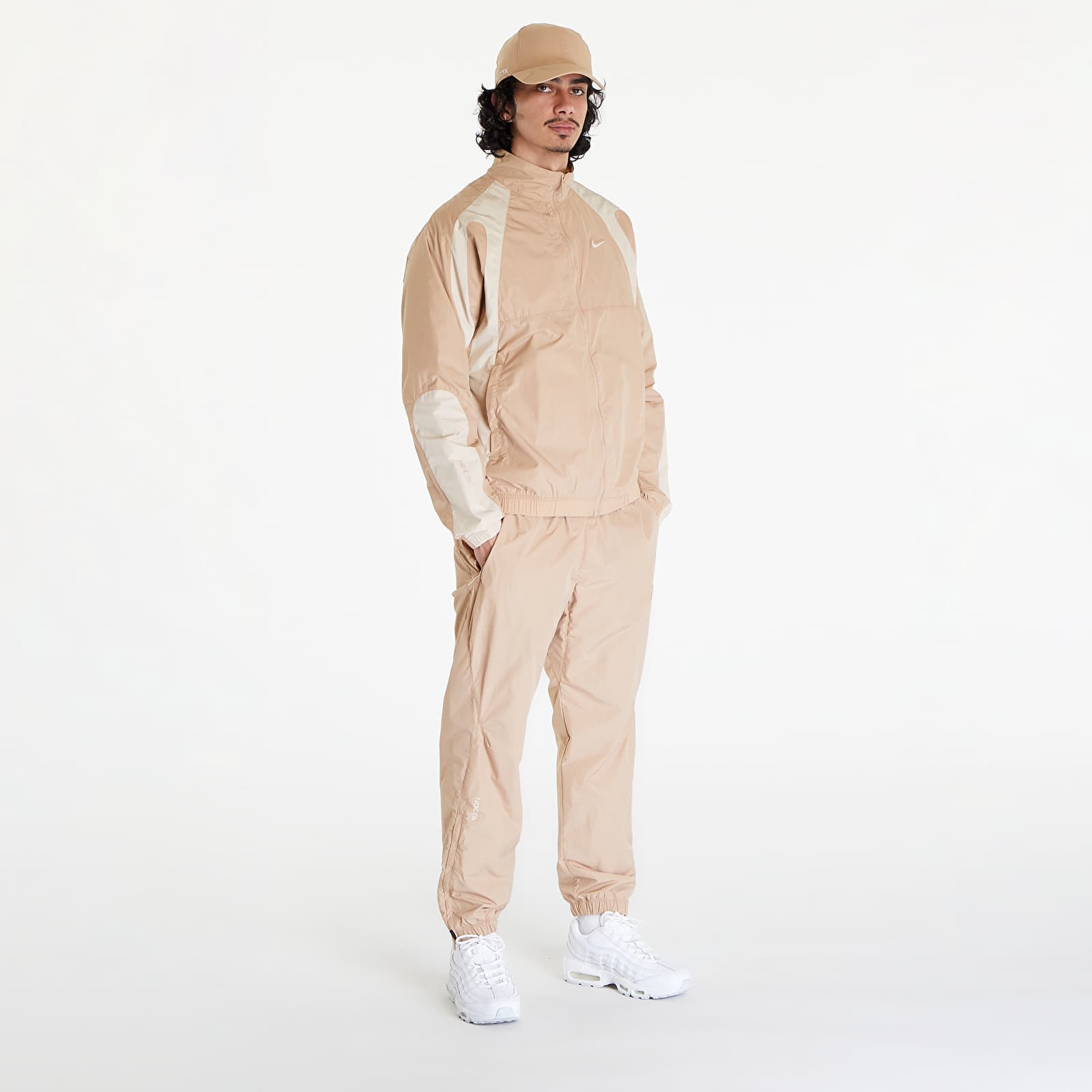 Chaquetas Nike x NOCTA Men's Woven Track Jacket Hemp/ Sanddrift/ Sanddrift