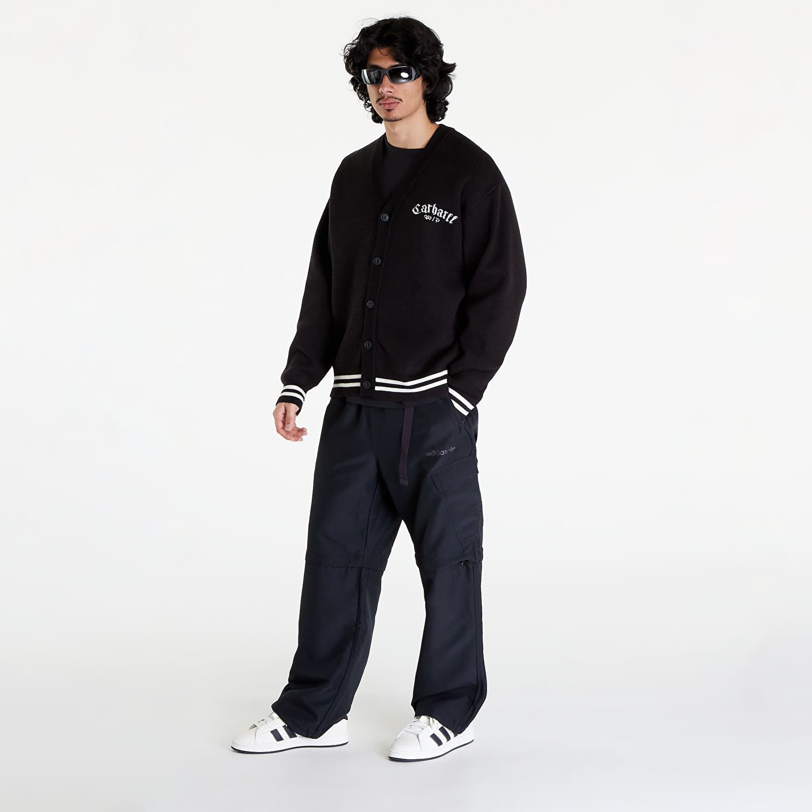 Pleteni puloverji  Carhartt WIP Onyx Cardigan UNISEX Black/ Wax