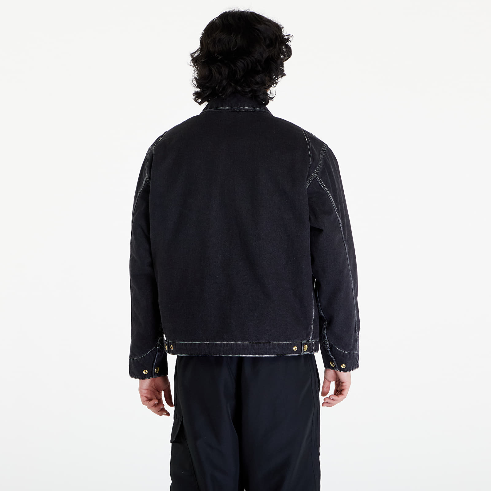 Jackets Carhartt WIP OG Detroit Jacket UNISEX Black Stone Washed