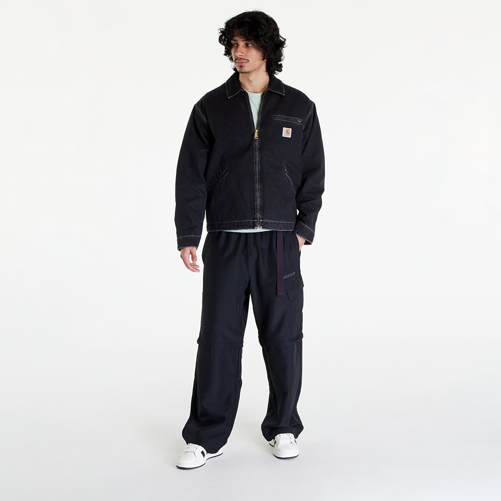 Jackets Carhartt WIP OG Detroit Jacket UNISEX Black Stone Washed