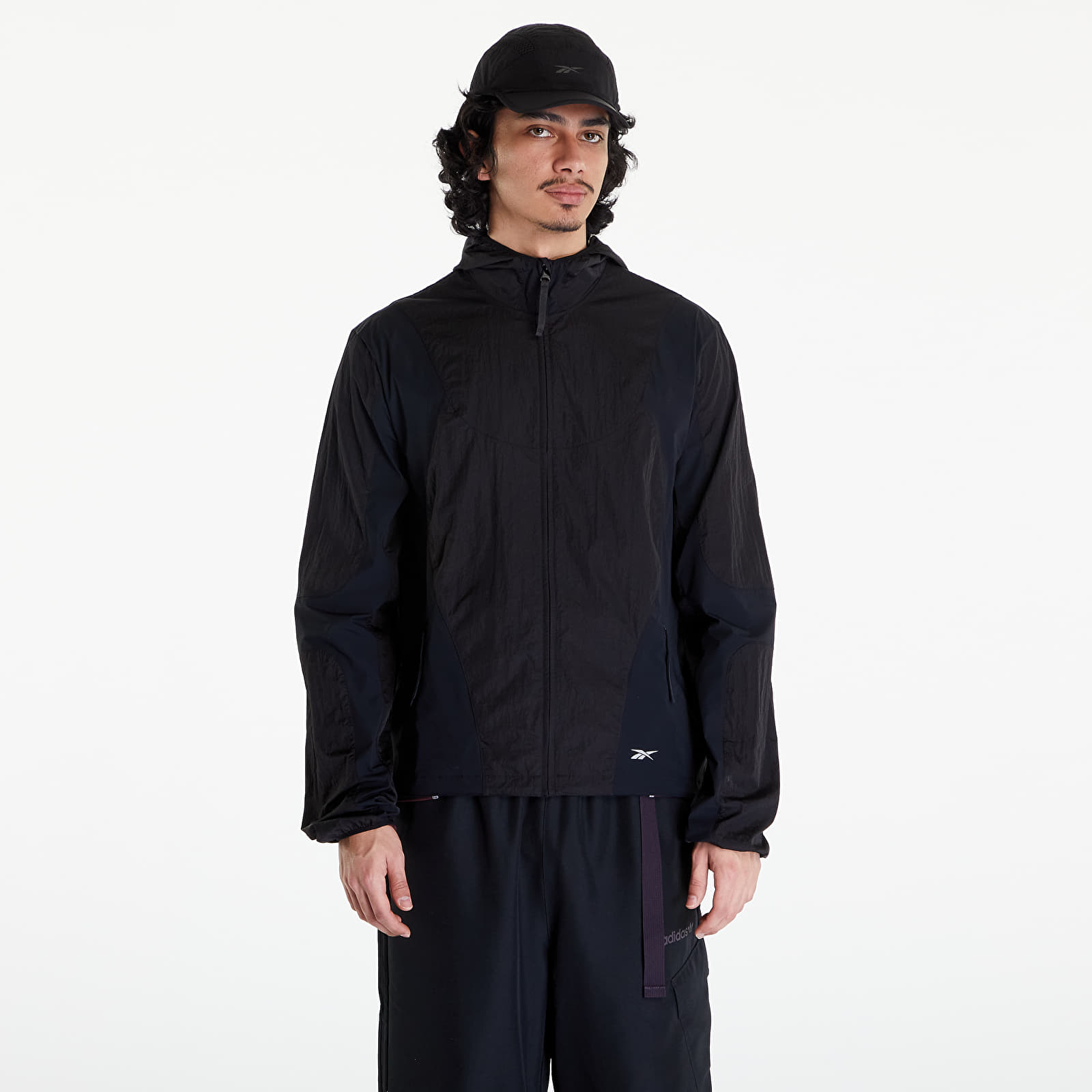 Jackets Reebok Paneled Running Jacket Black