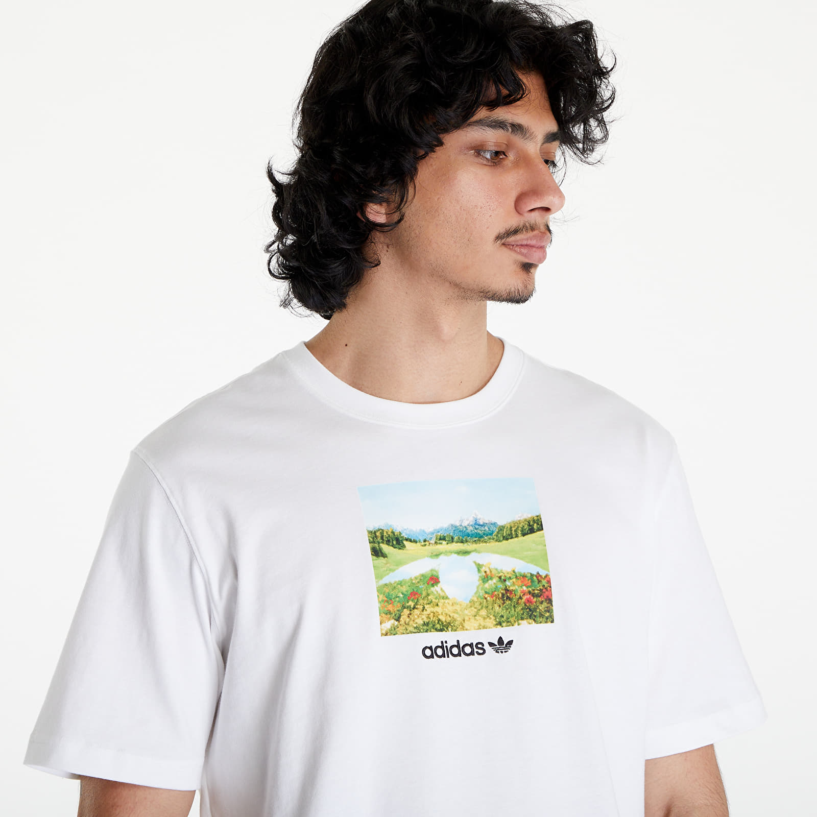   Μπλούζες adidas Graphic Tee White