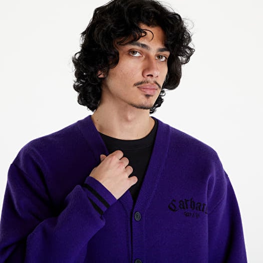 Sweaters Carhartt WIP Onyx Cardigan UNISEX Tyrian Black Footshop