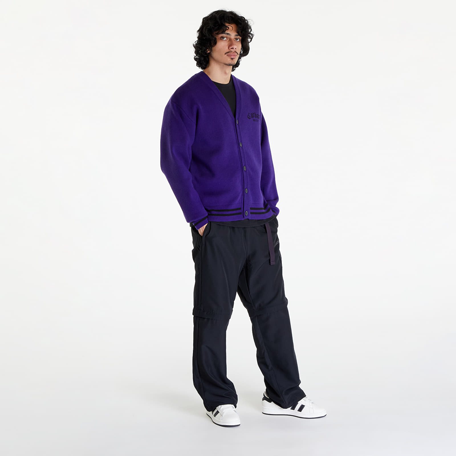 Villapaidat Carhartt WIP Onyx Cardigan UNISEX Tyrian/ Black