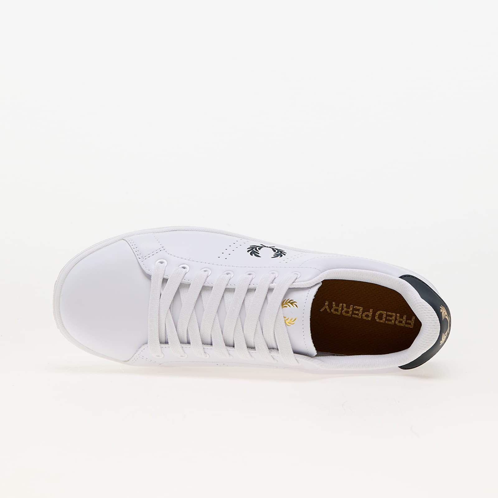 Moški čevlji FRED PERRY B721 Leather White/ Navy