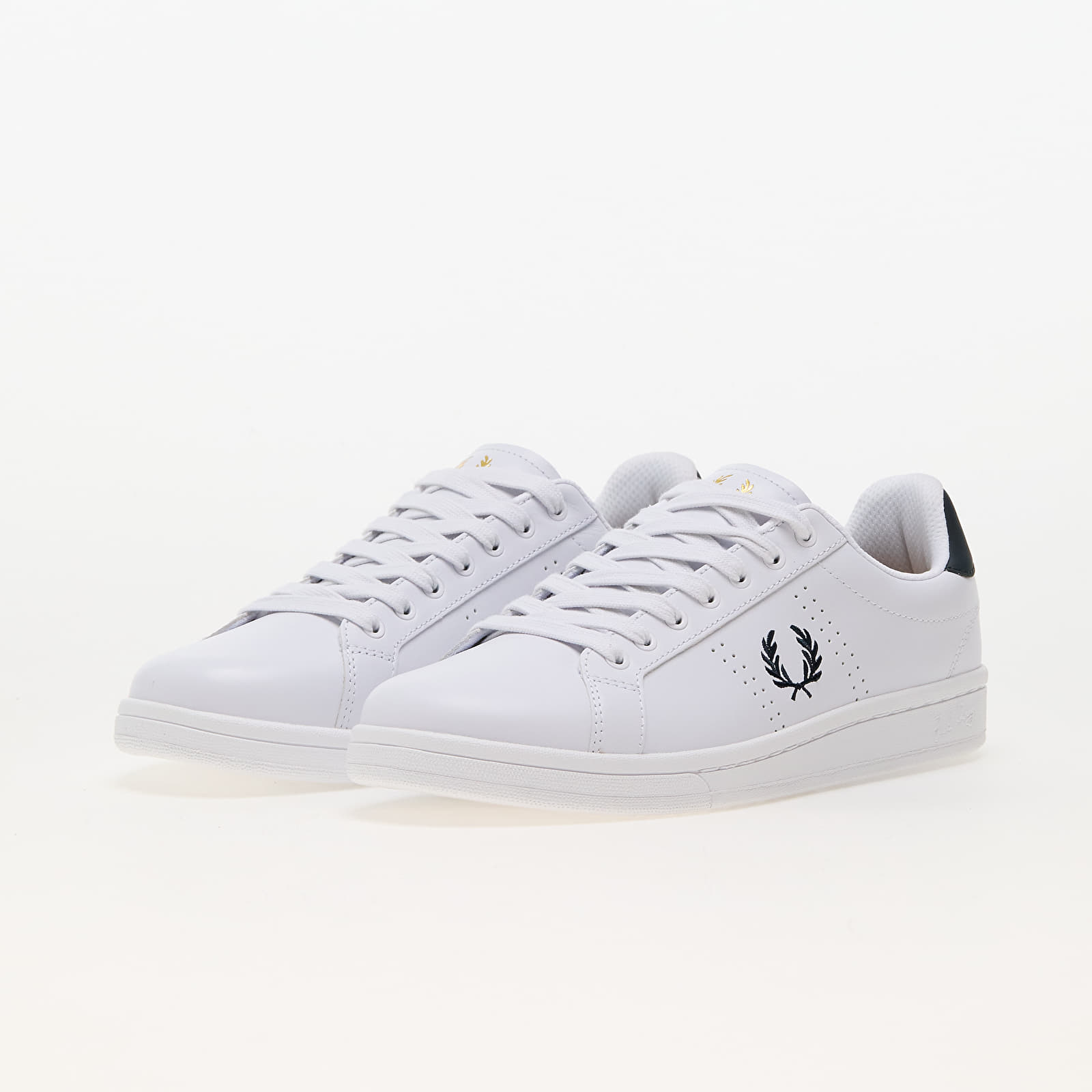 Moški čevlji FRED PERRY B721 Leather White/ Navy