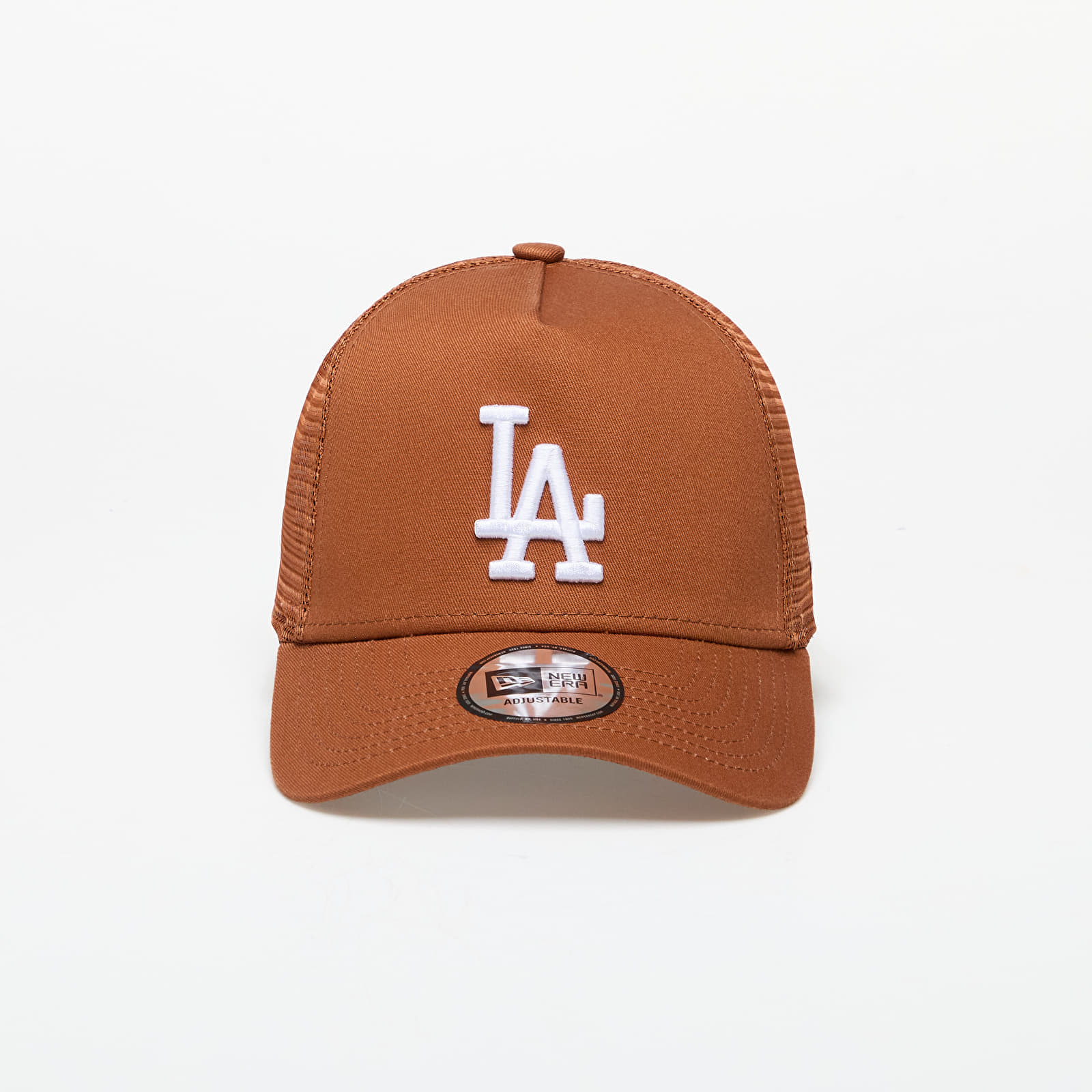 Шапки New Era Los Angeles Dodgers League Essential Trucker Cap Brown/ White