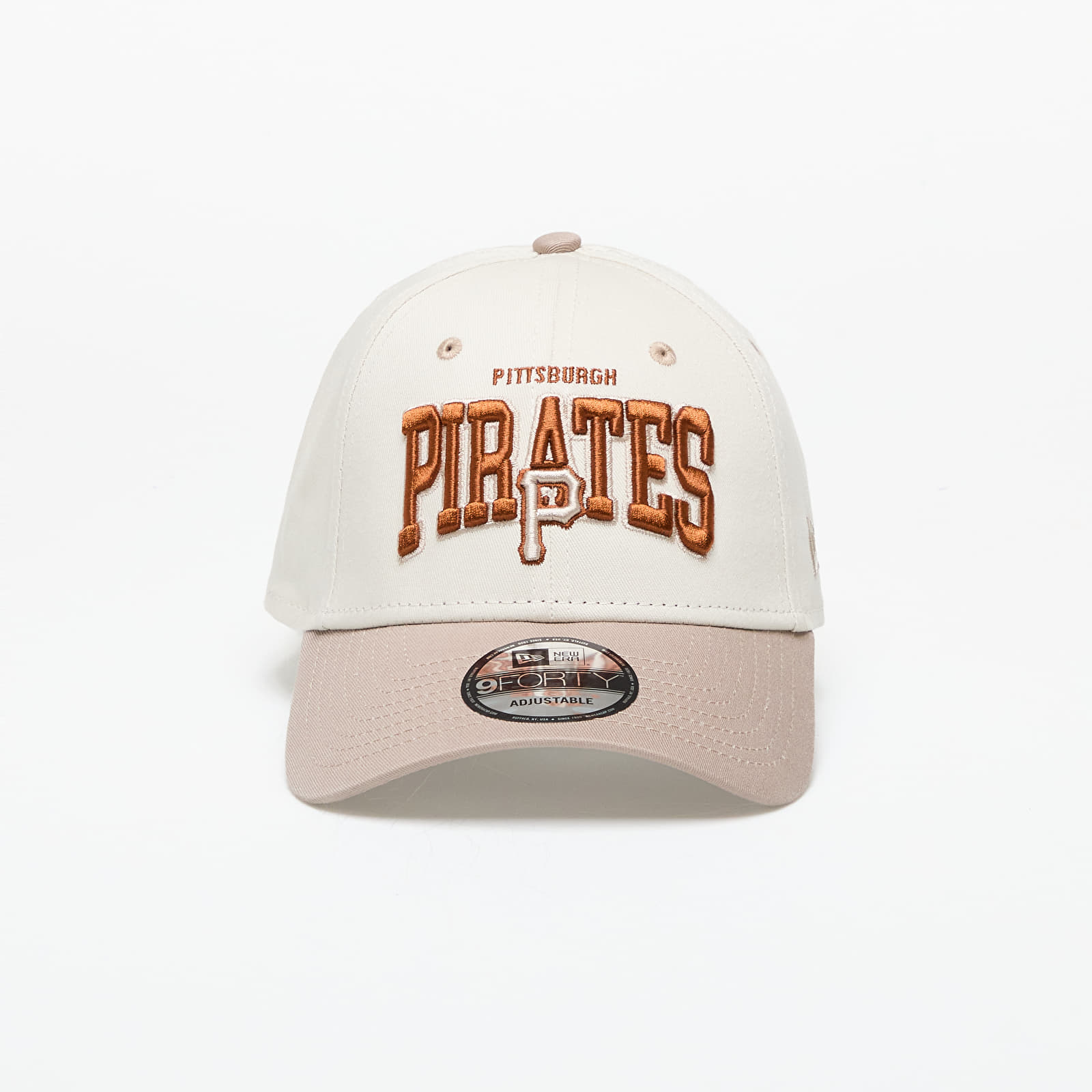 Sapkák New Era Pittsburgh Pirates MLB White Crown 9FORTY Adjustable Cap Ivory/ Ash Brown