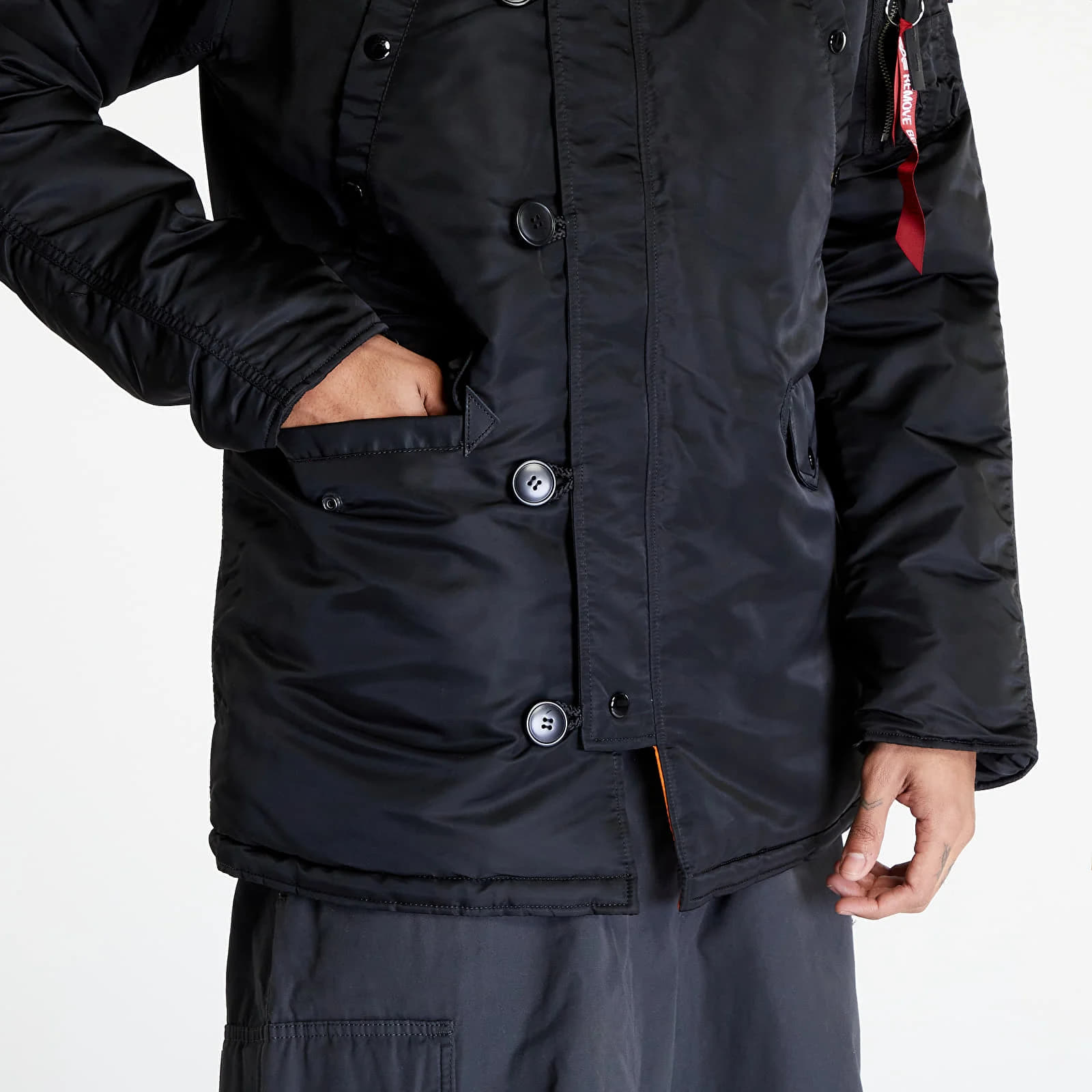 Alpha Industries Chaqueta de invierno N3B para hombre Black: : Moda