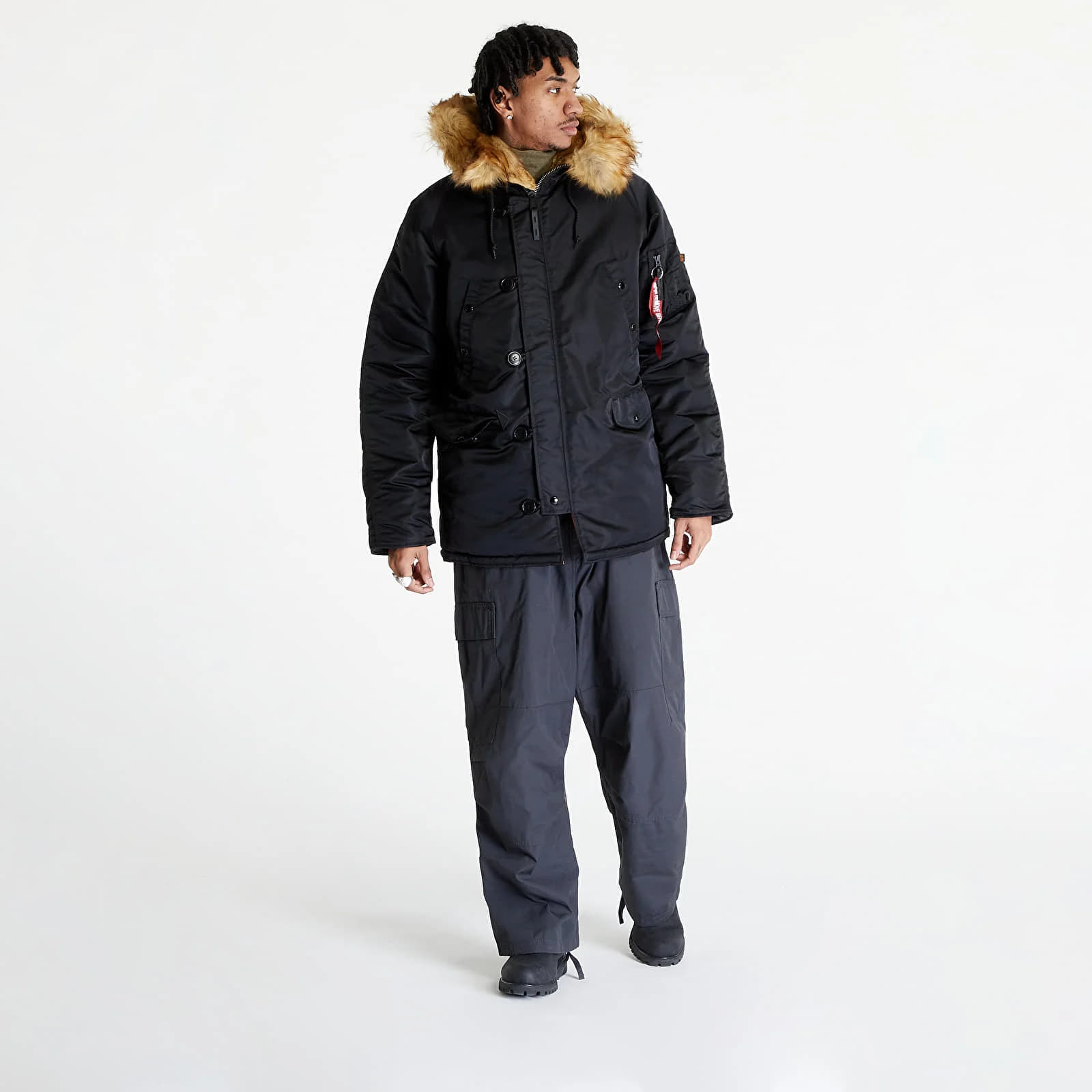 Kabátok Alpha Industries N3B VF 59 Black