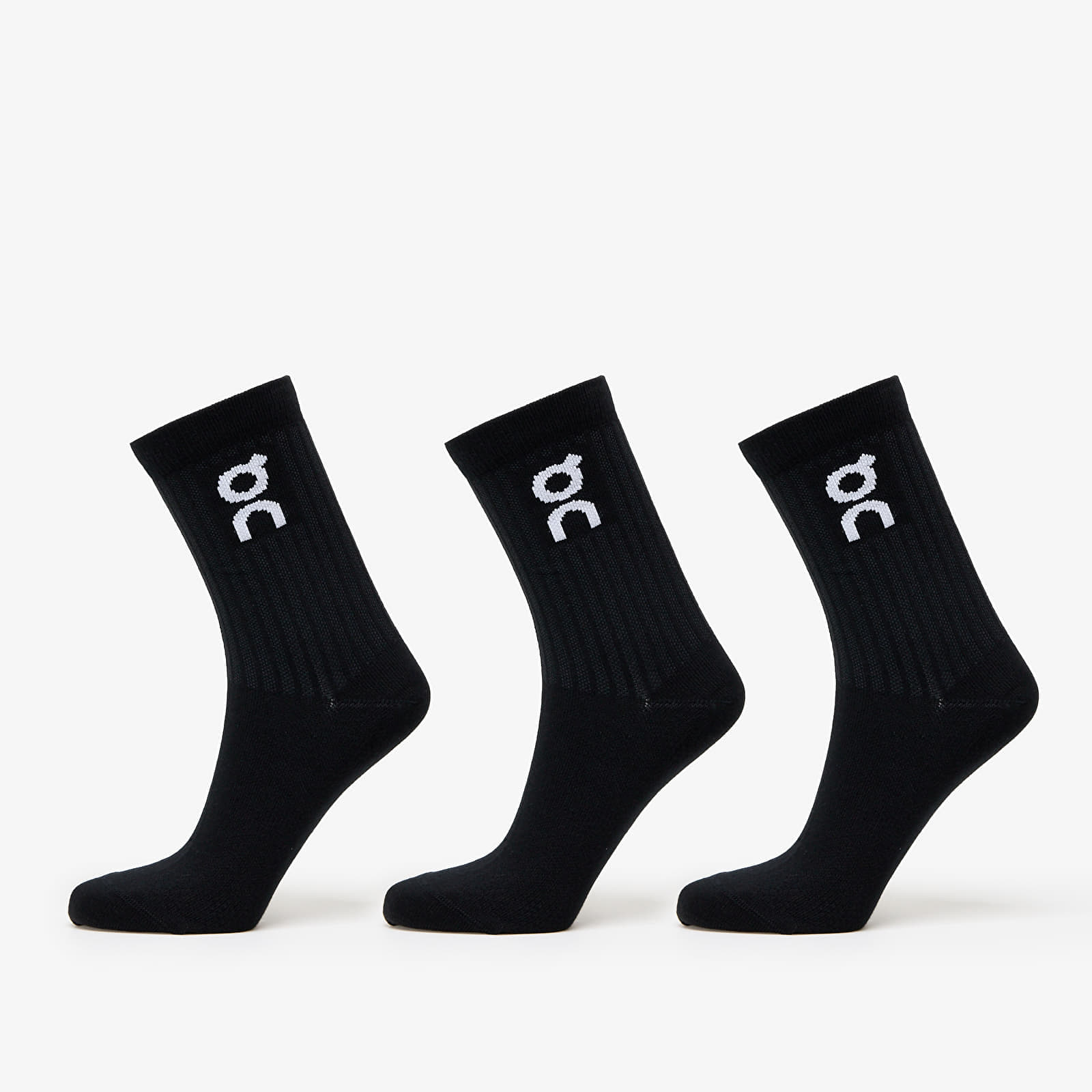 Ponožky On Logo Sock 3-Pack Black L