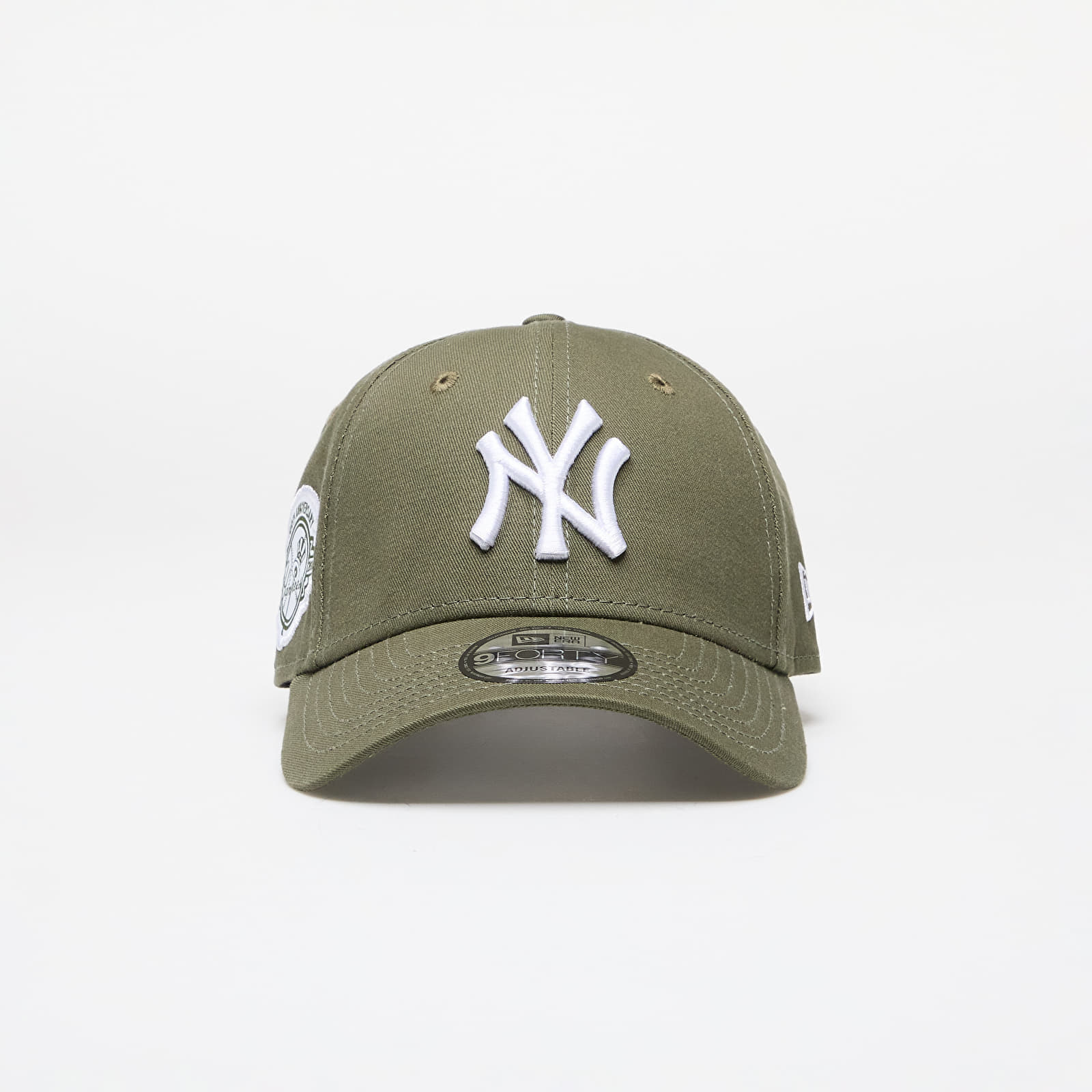 Шапки New Era New York Yankees MLB Side Patch 9FORTY Adjustable Cap New Olive/ White