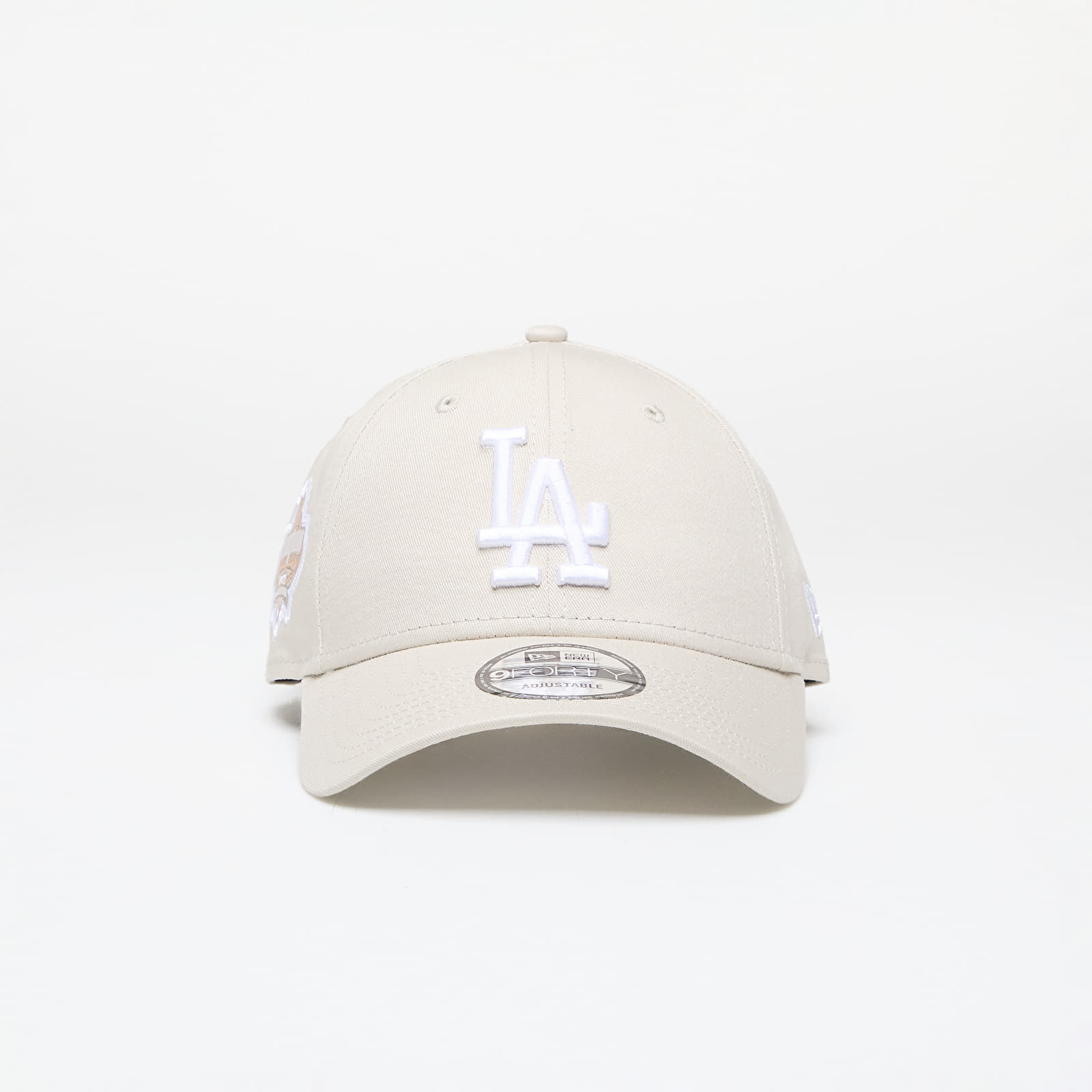 Шапки New Era Los Angeles Dodgers MLB Side Patch 9FORTY Adjustable Cap Stone/ White