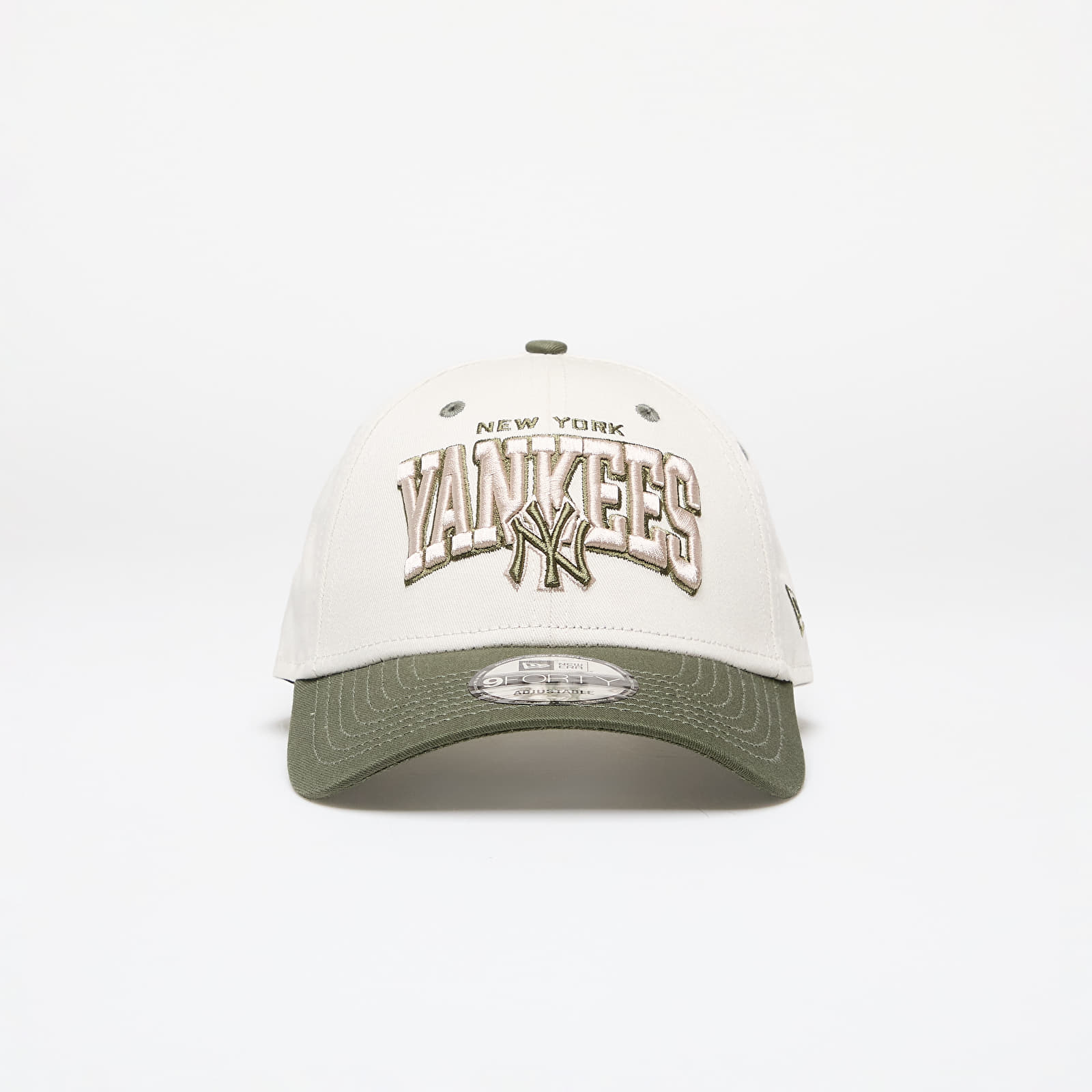 Šiltovky New Era New York Yankees White Crown 9FORTY Adjustable Cap Ivory/ New Olive