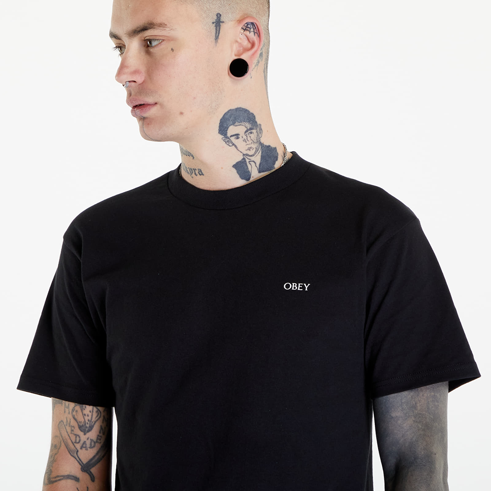 T-shirts OBEY Ripped Icon T-Shirt Black
