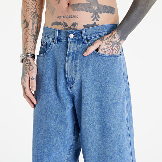Pants OBEY Bigwig Baggy Denim Light Indigo (142010087-LIN) | Footshop