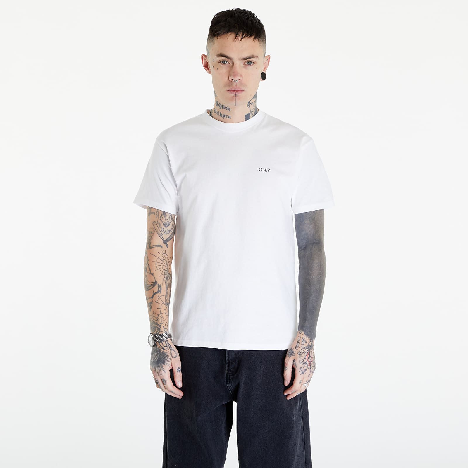 Тениски OBEY Ripped Icon T-Shirt White