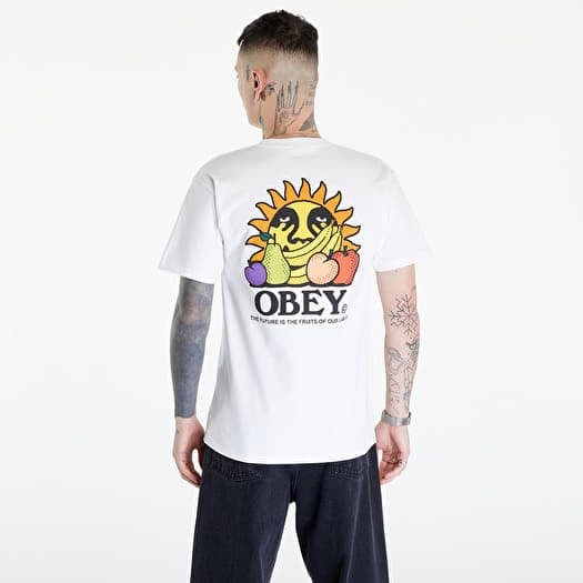 Camisetas OBEY The Future Is The Fruits Of Ou T Shirt White Footshop
