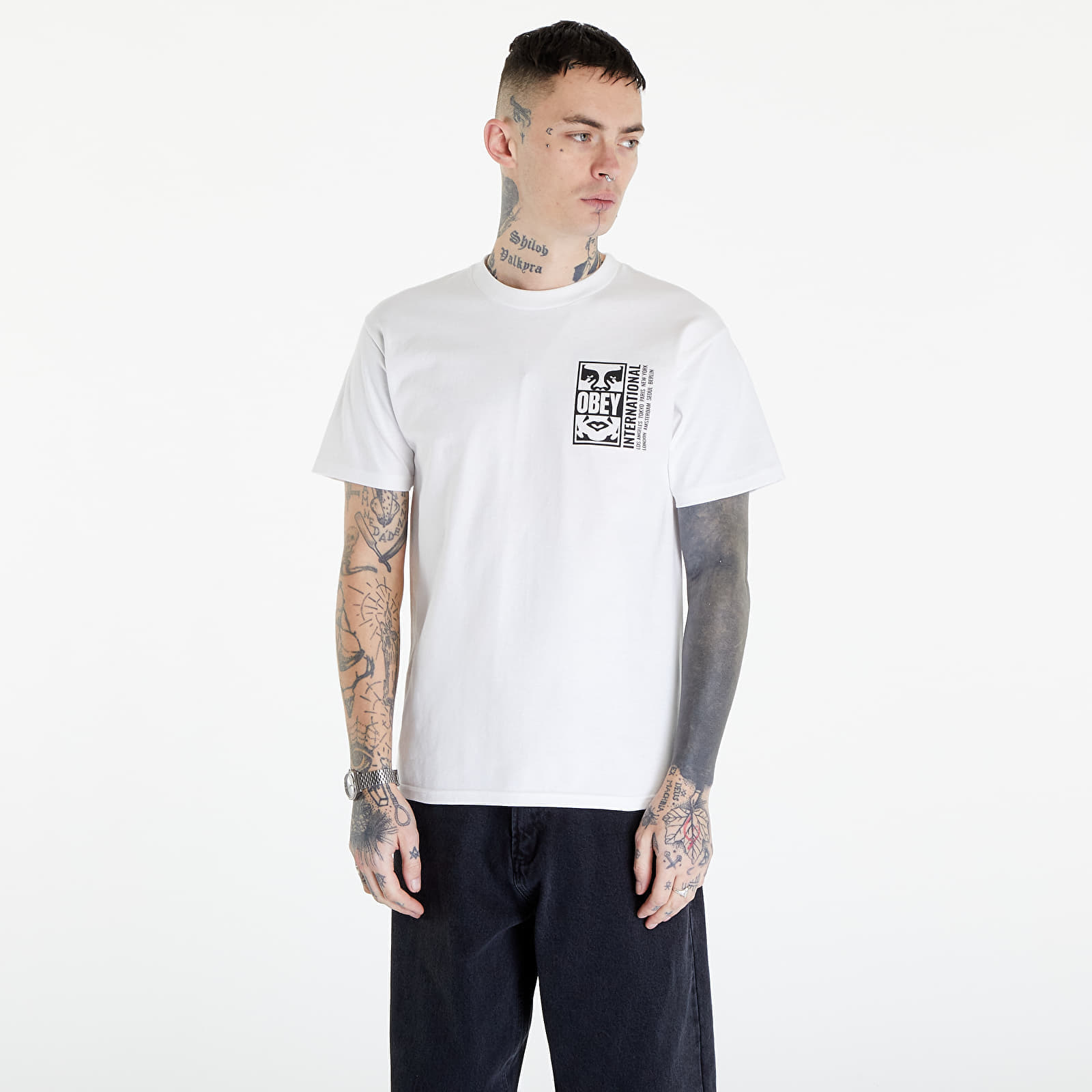 Тениски OBEY Icon Split T-Shirt White