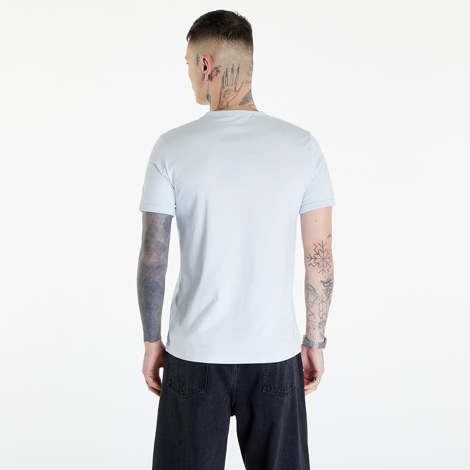 Koszulki FRED PERRY Ringer T-Shirt Lgice/ Midnight Blue