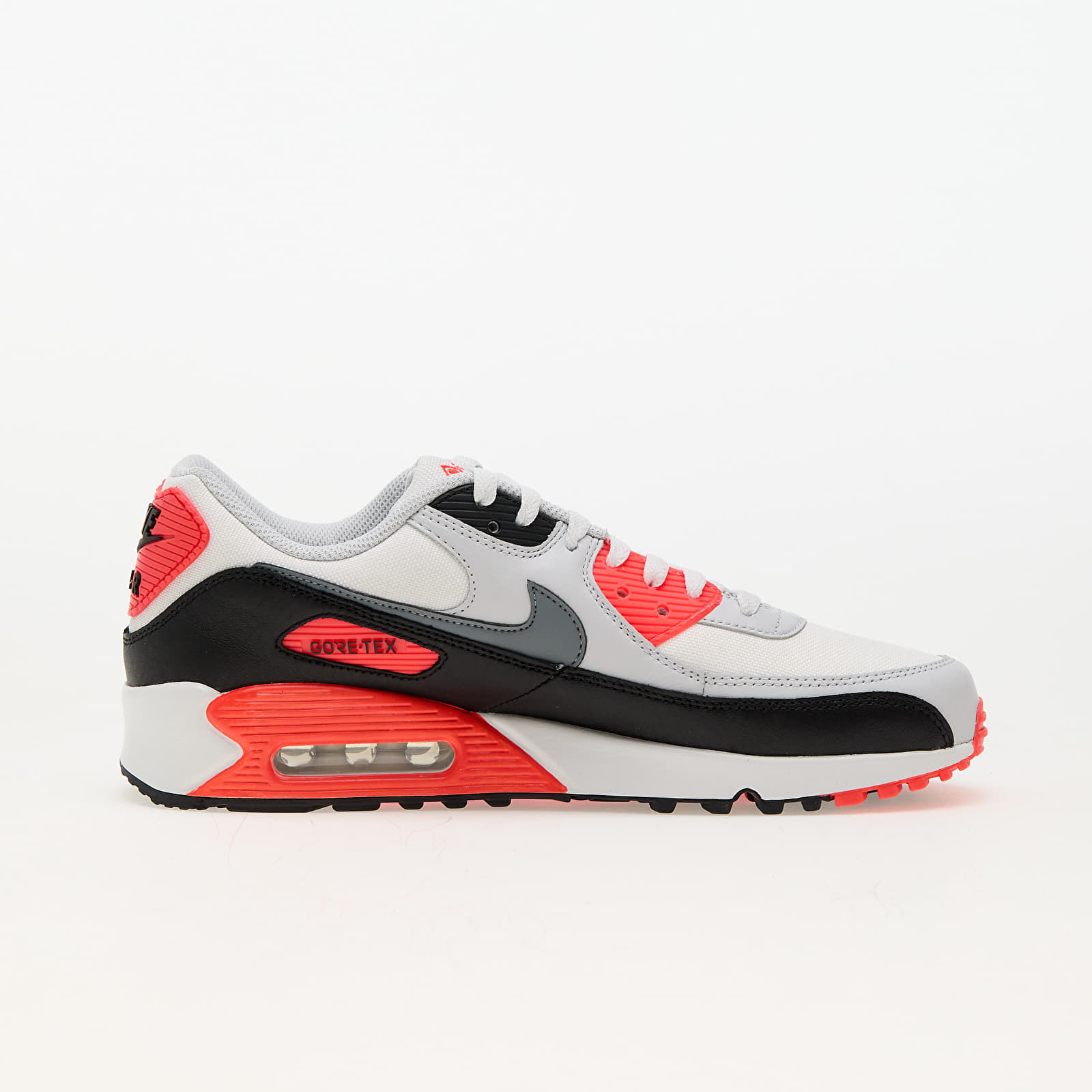 Buty męskie Nike Air Max 90 GTX Summit White/ Cool Grey-Bright Crimson