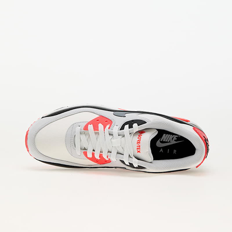 Nike AIR MAX 90 GTX Summit White/ Cool Grey-Bright Crimson | Footshop