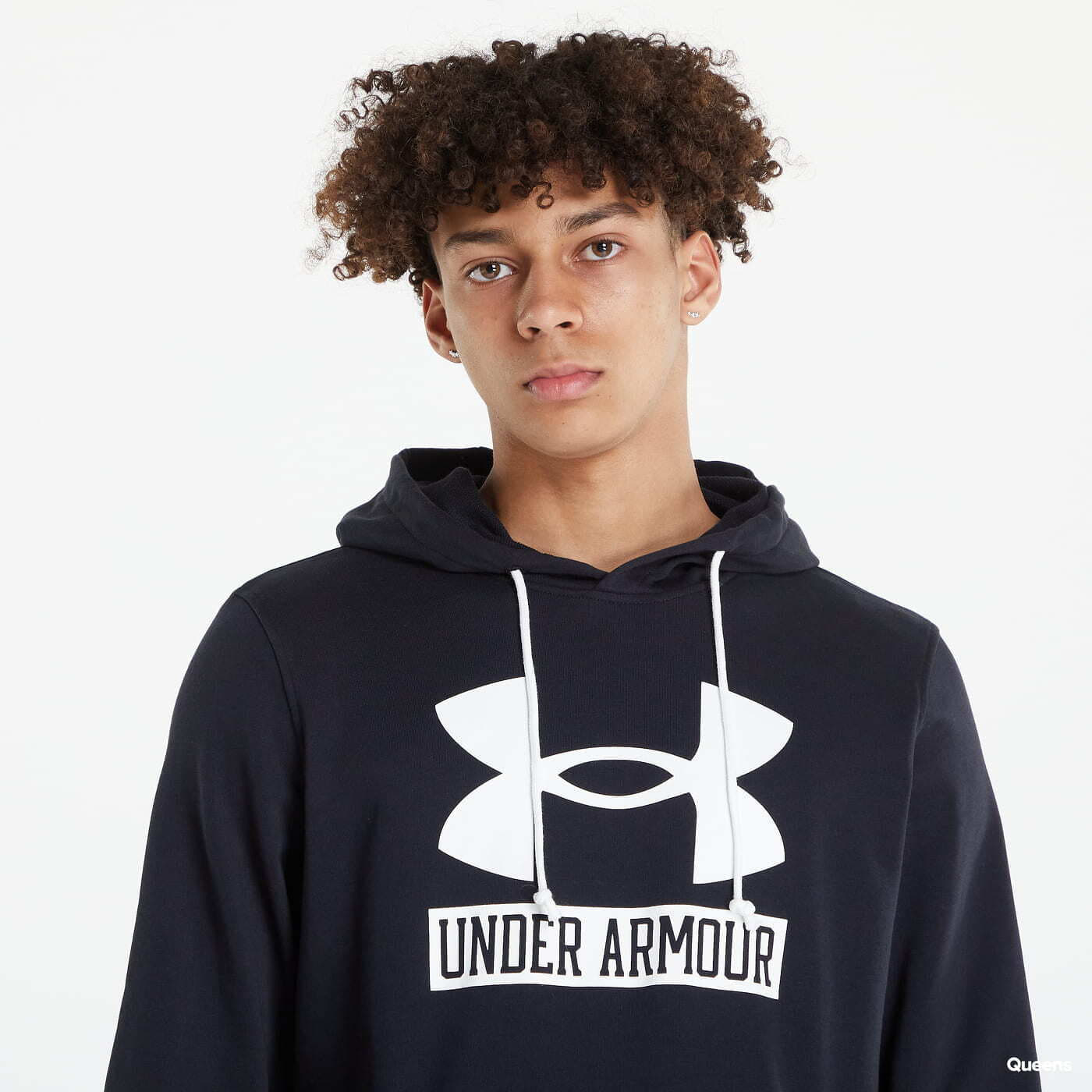 Sweatjacken und Sweatshirts Under Armour Rival Terry Logo Hoodie Black/ Onyx White