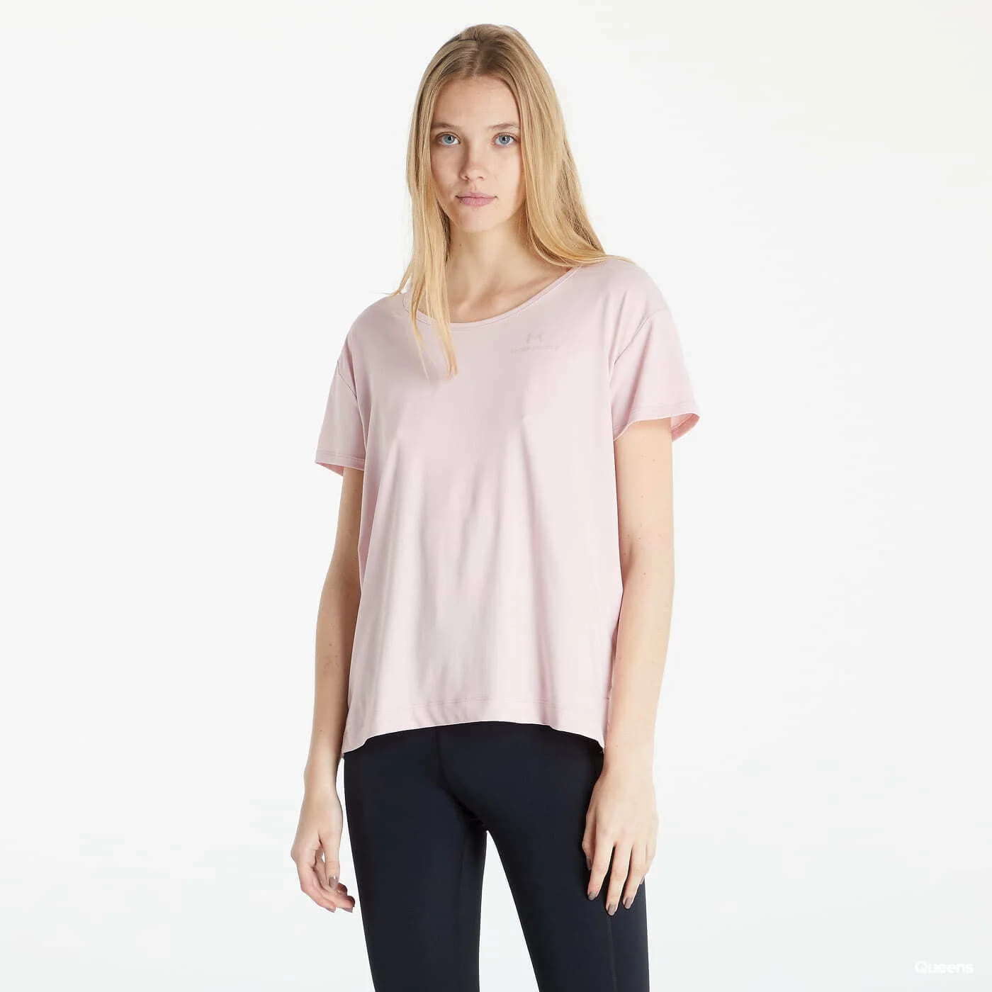 Magliette Under Armour Rush Energy Core Short Sleeve T-Shirt Retro Pink