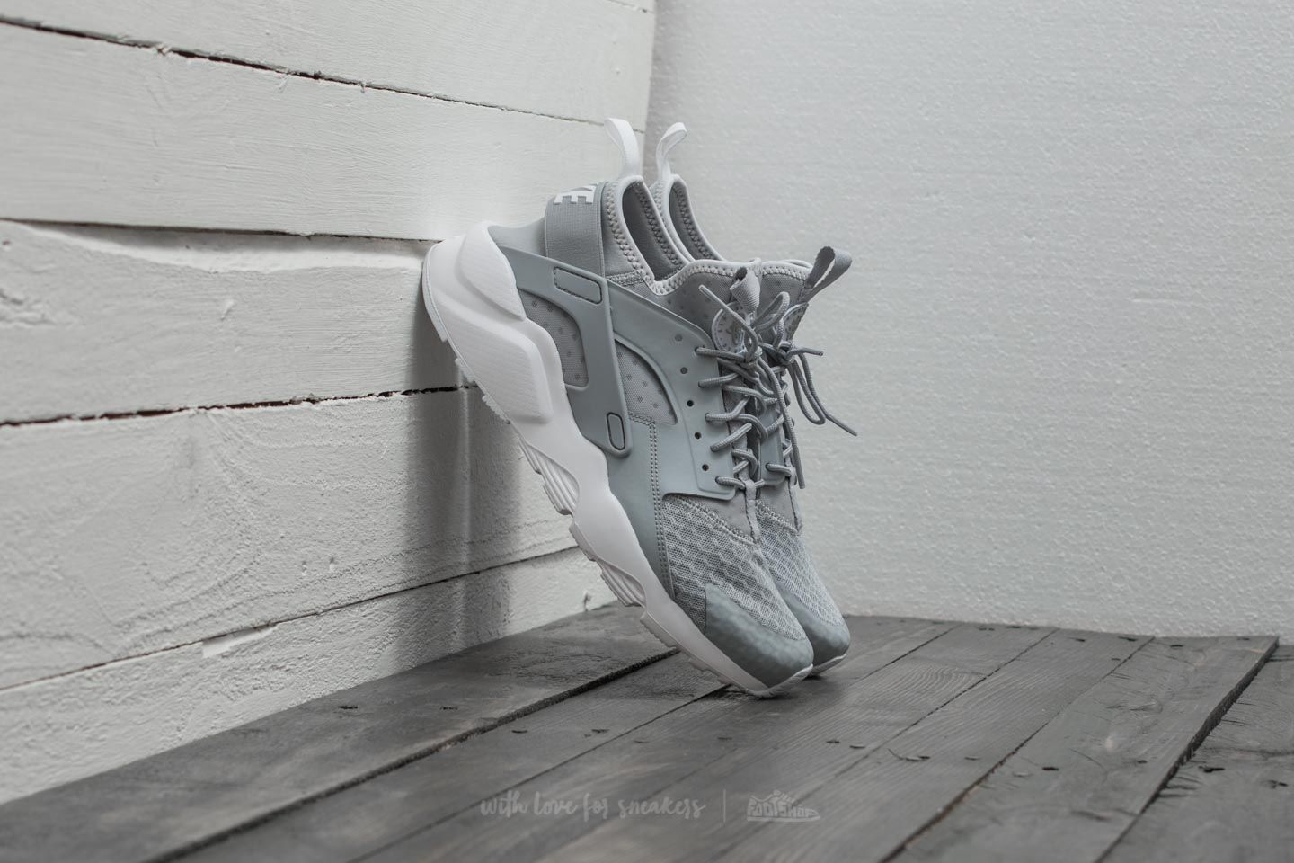 Men's shoes Nike Air Huarache Run Ultra Wolf Grey/ Pale Grey-White